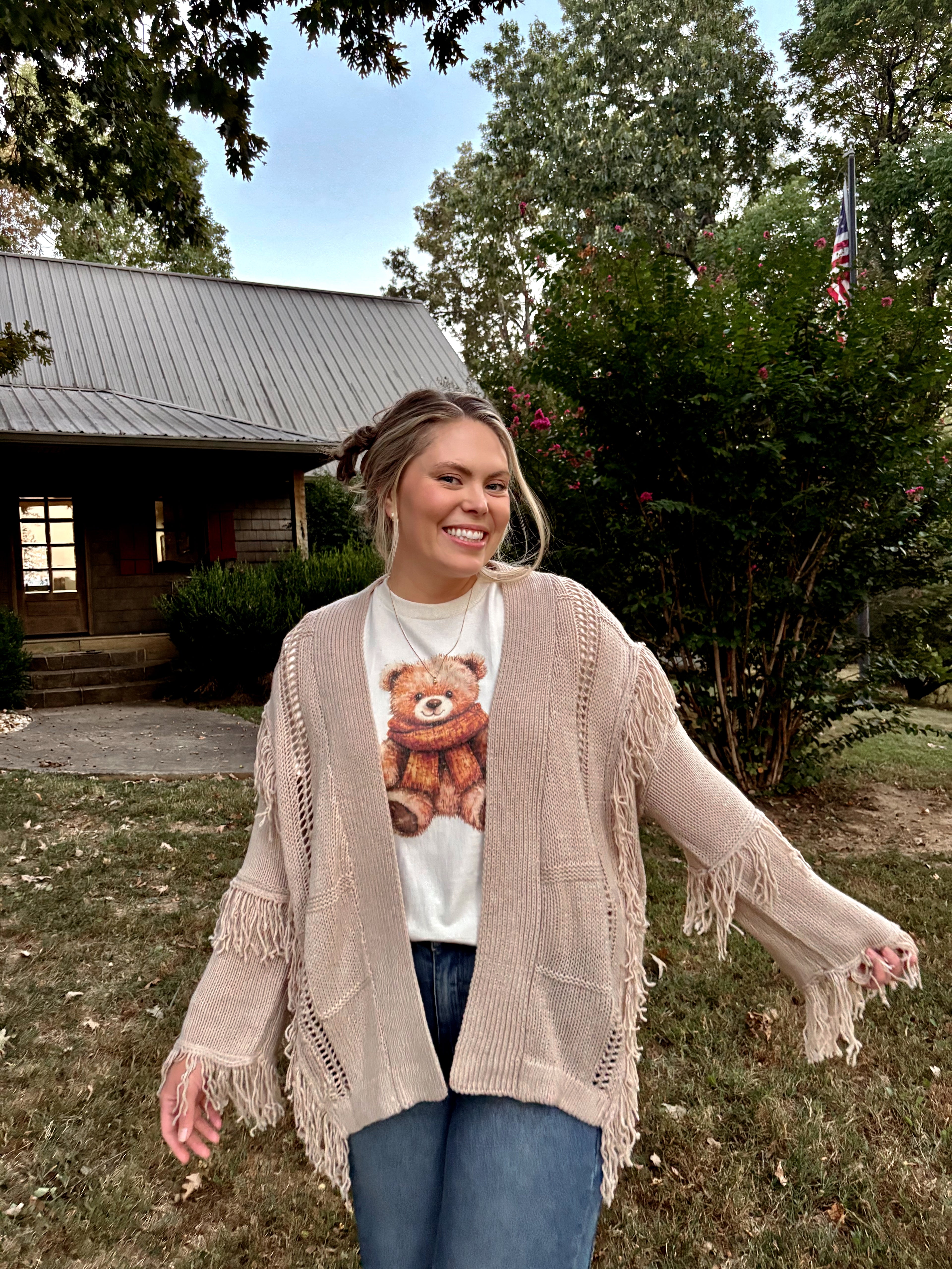 Cozy Fringe Cardigan