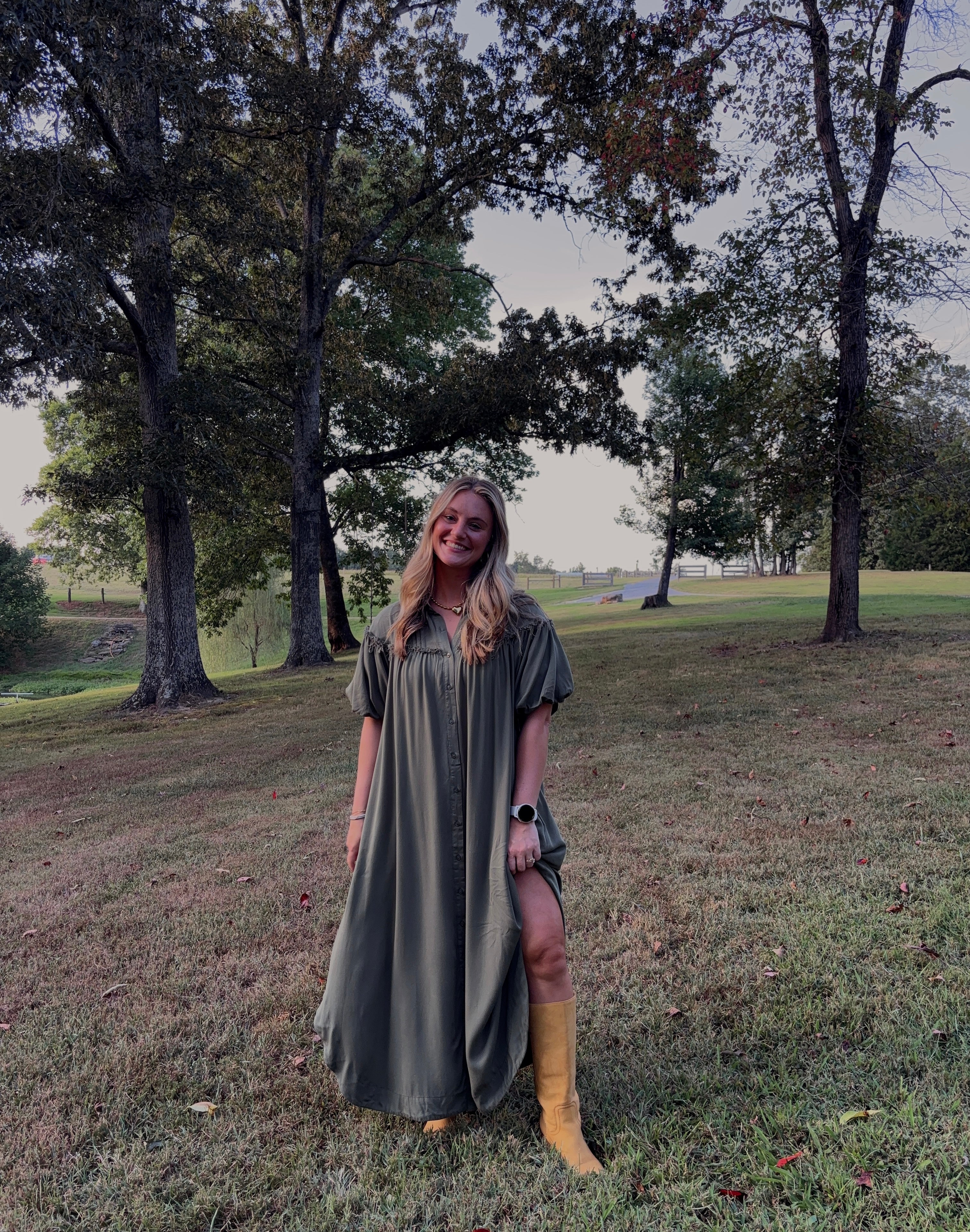 Matcha Midi Dress