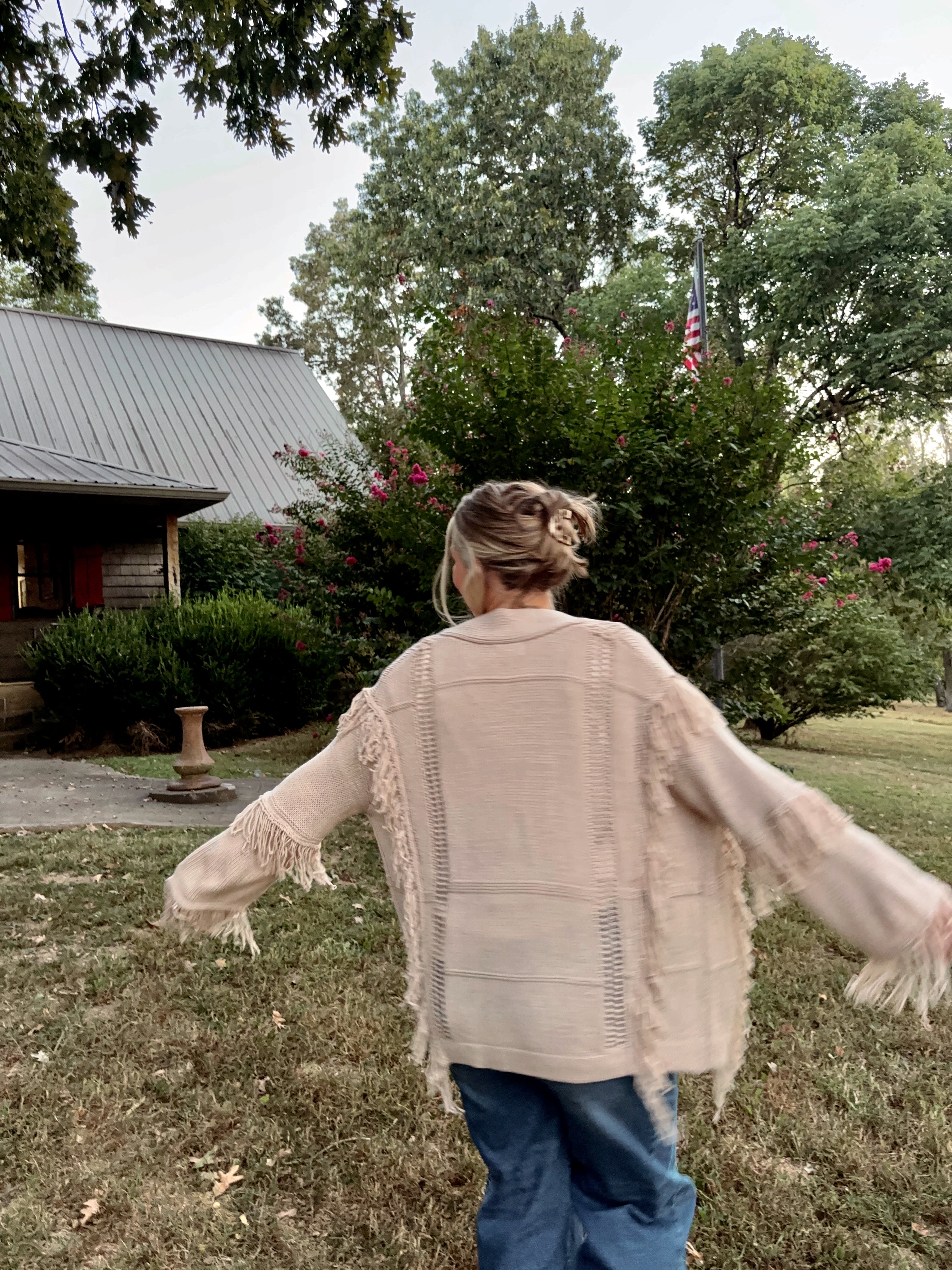 Cozy Fringe Cardigan
