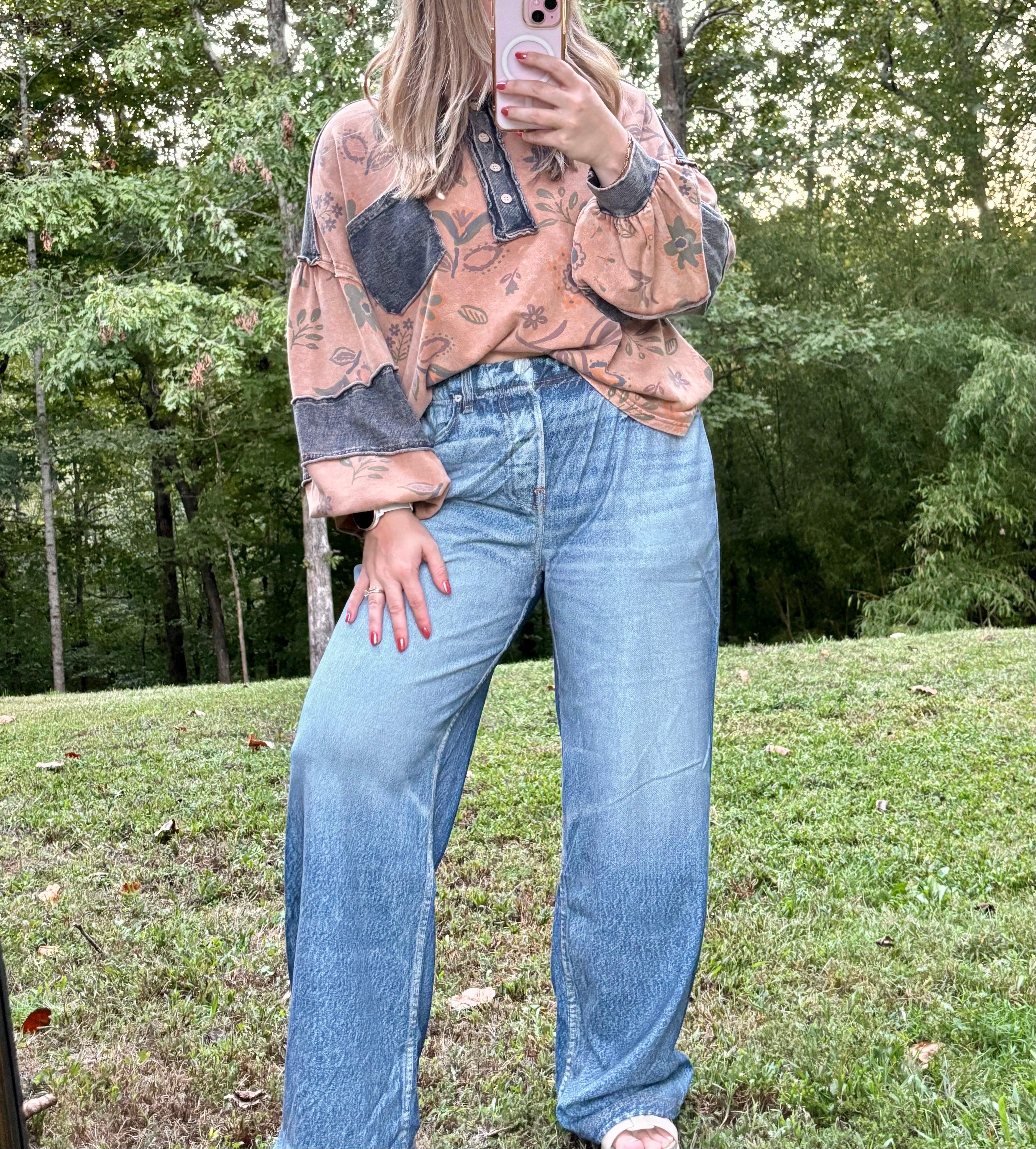 Cozy Denim Sweatpants
