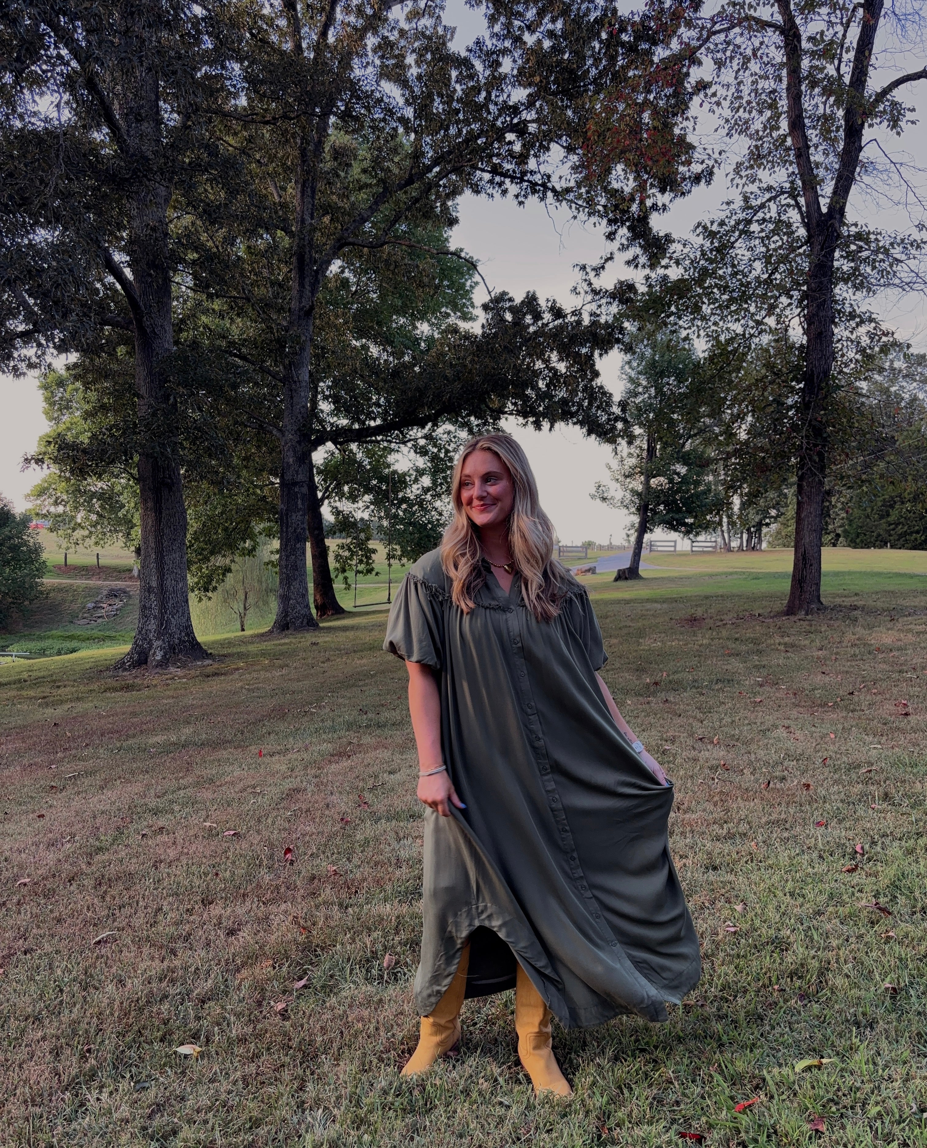 Matcha Midi Dress