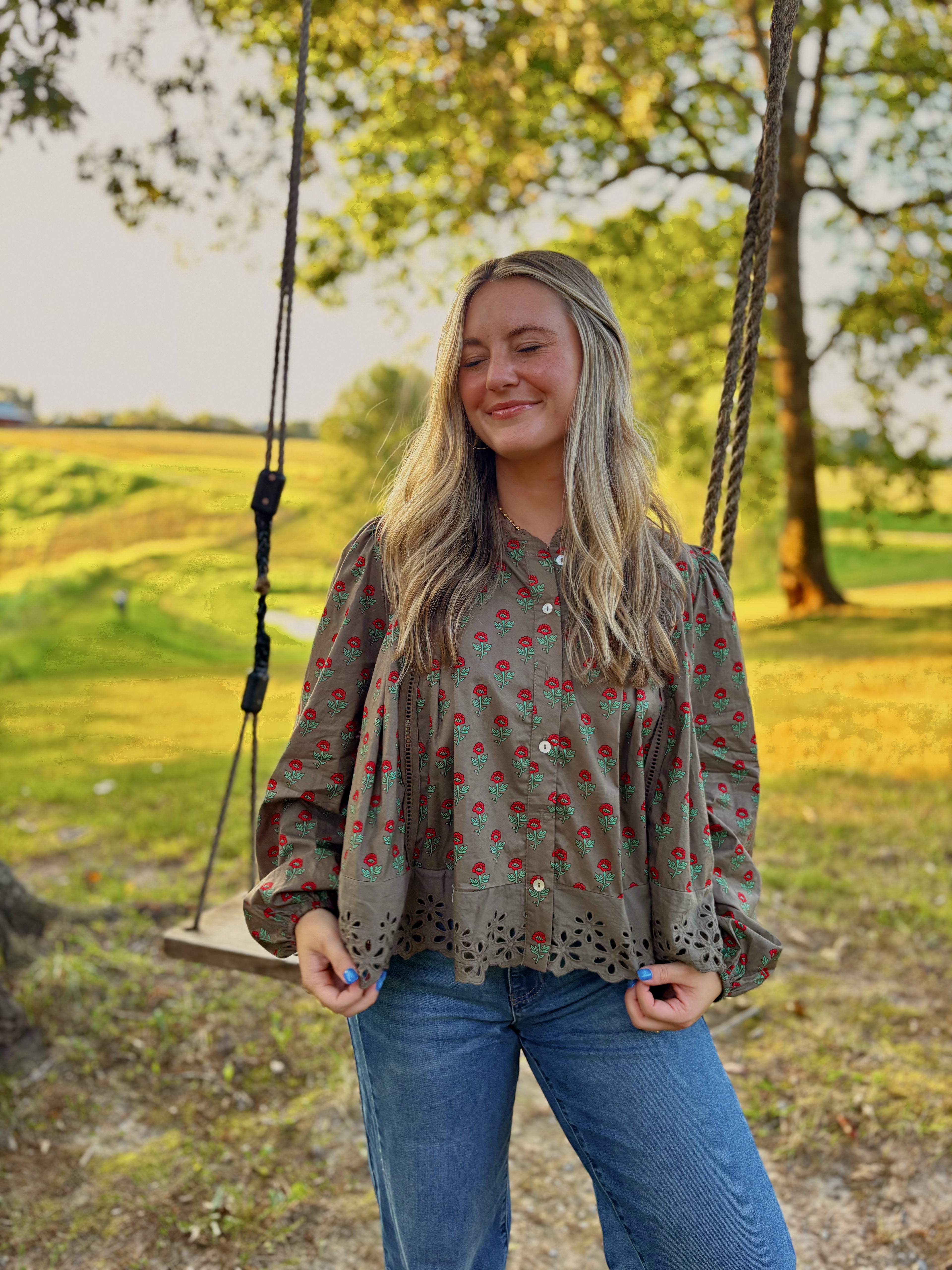 Daphne Floral Blouse