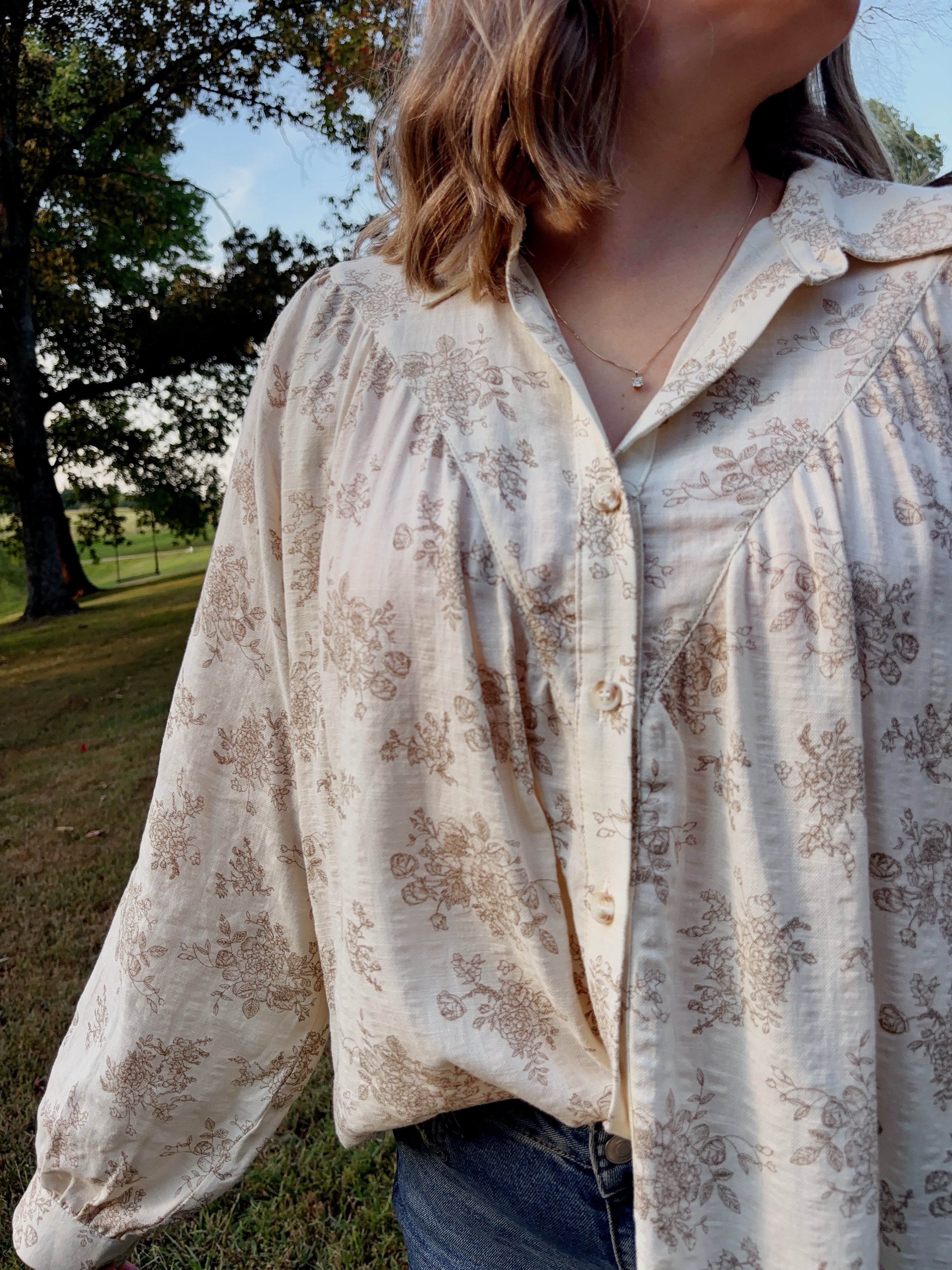 Luna Floral Top