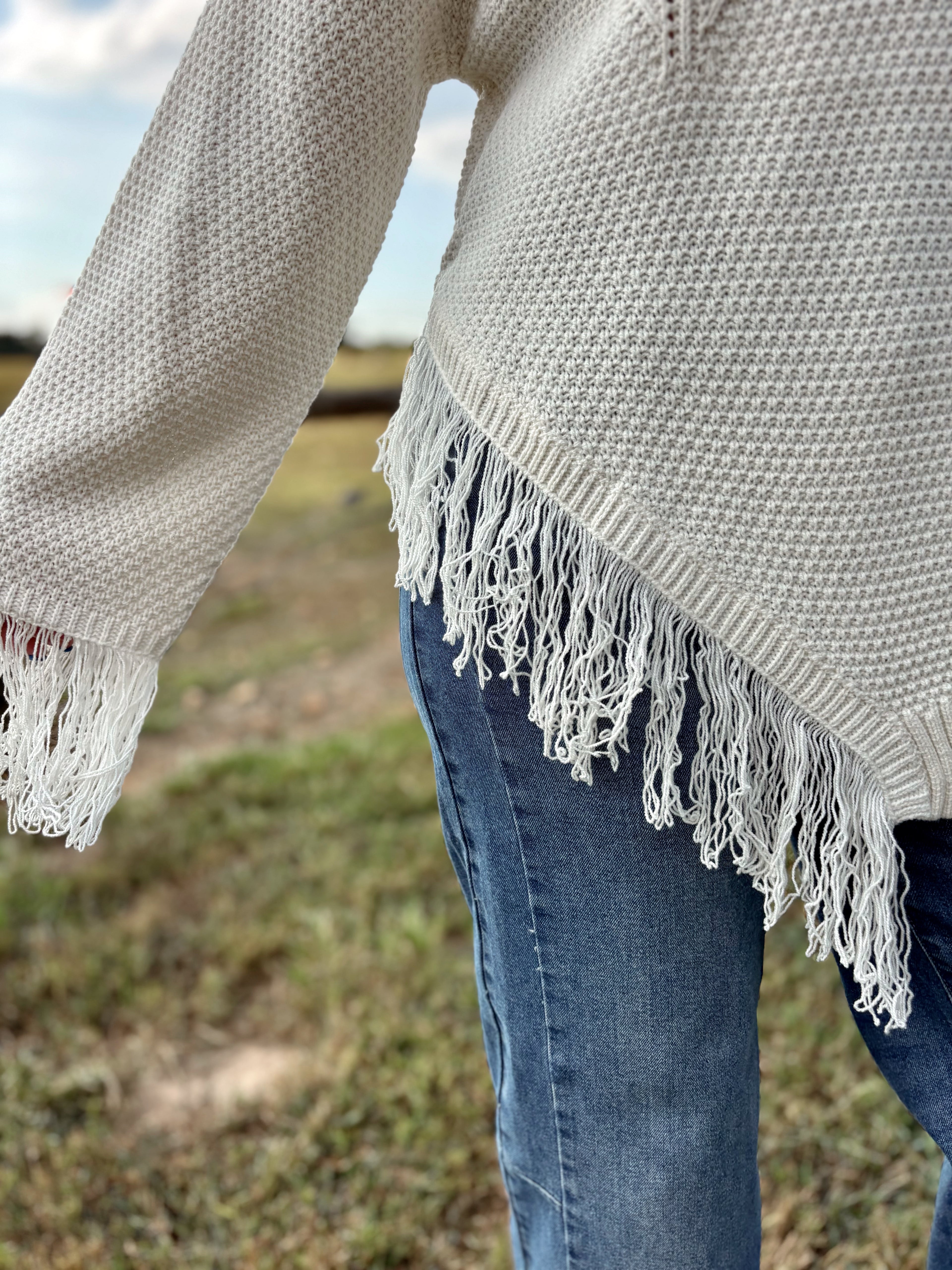Fringe Is In Sweater