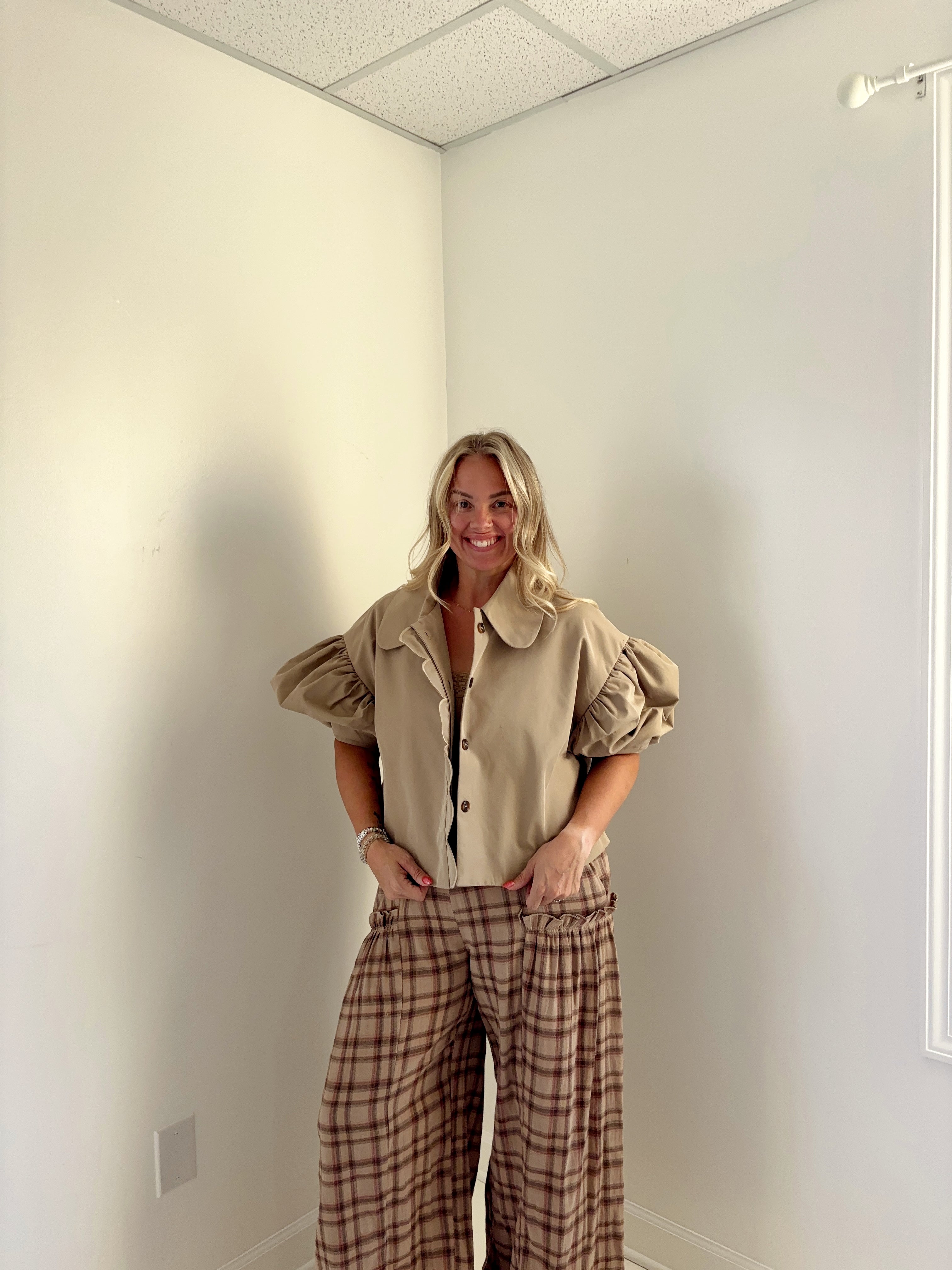 Mable Puffed Sleeve Jacket