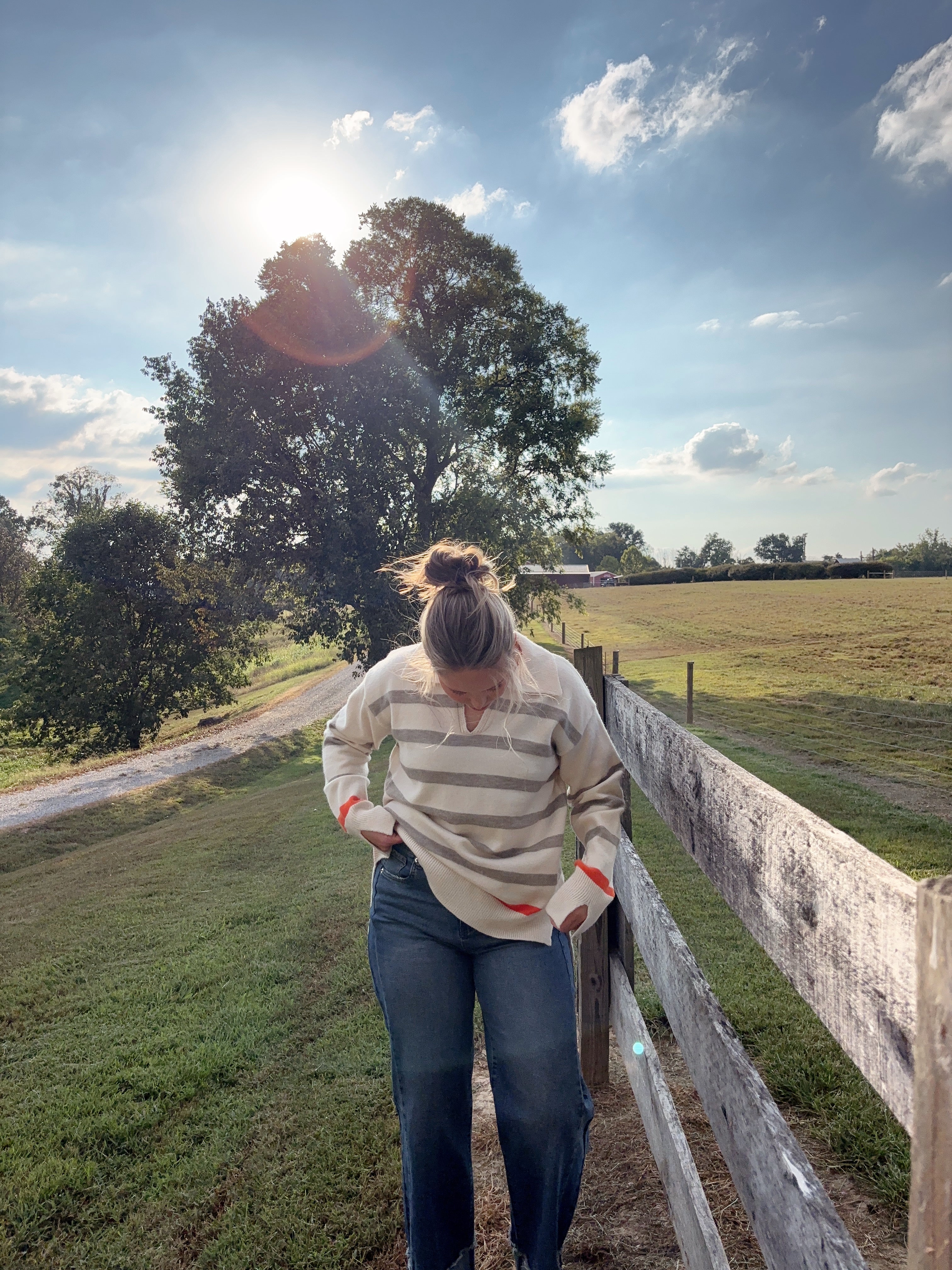 Seeing Stripes Knit Sweater