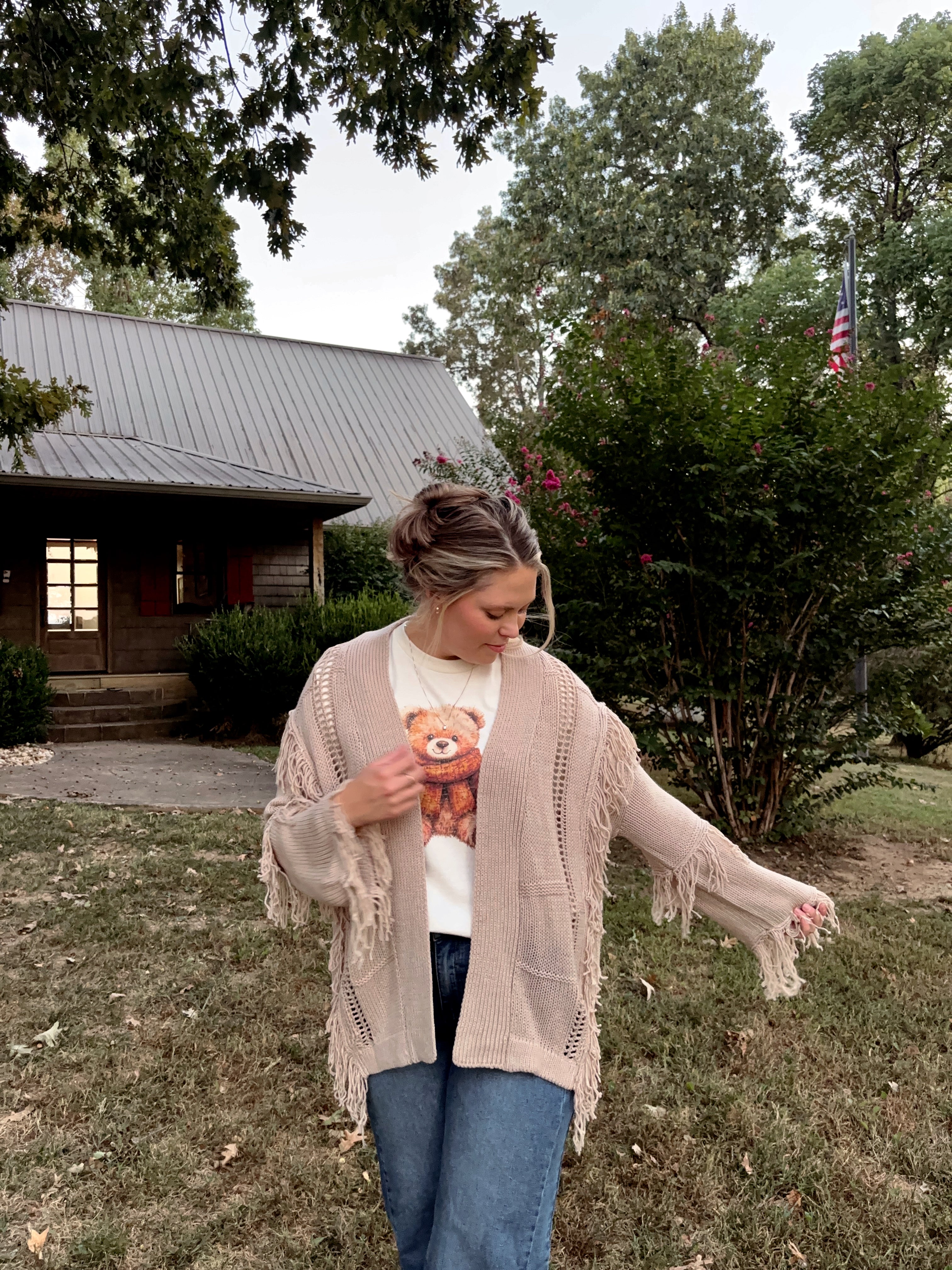 Cozy Fringe Cardigan