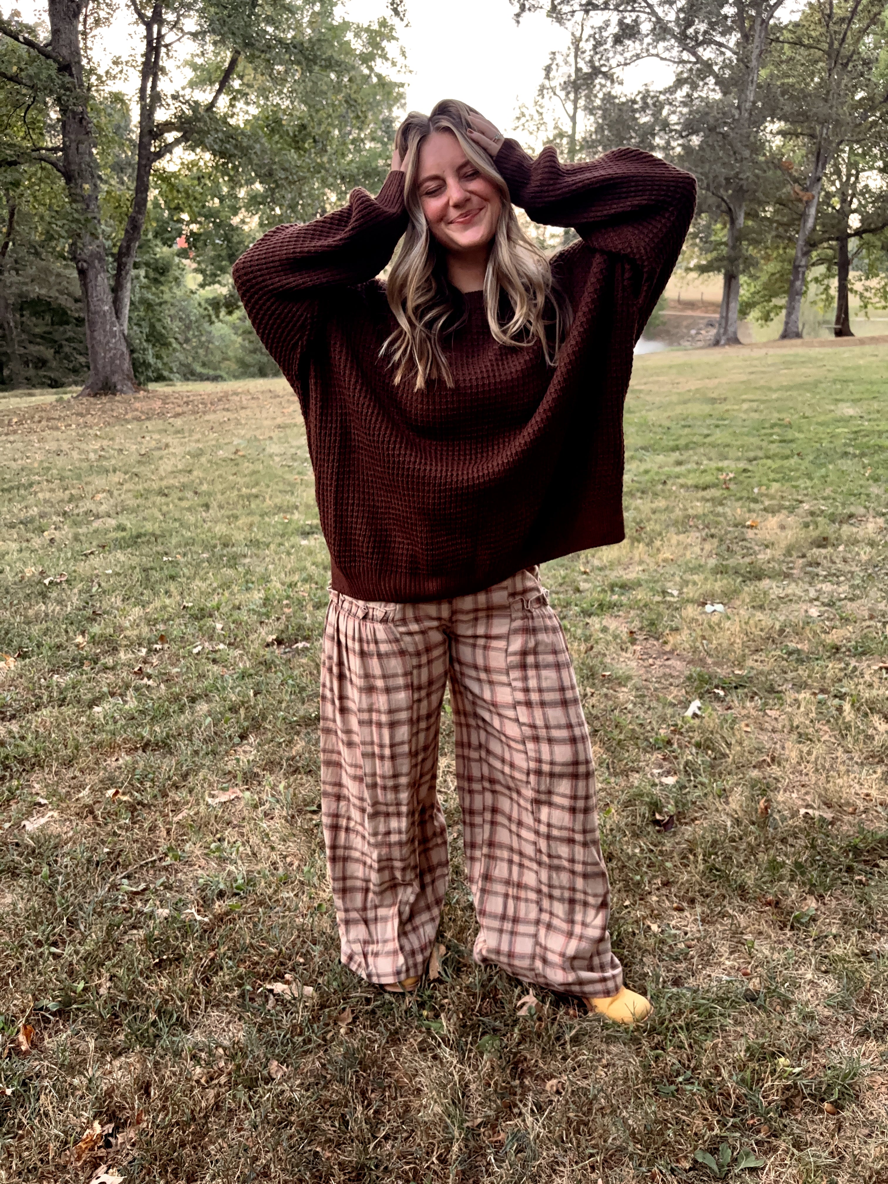 Classic Waffle Knit Sweater
