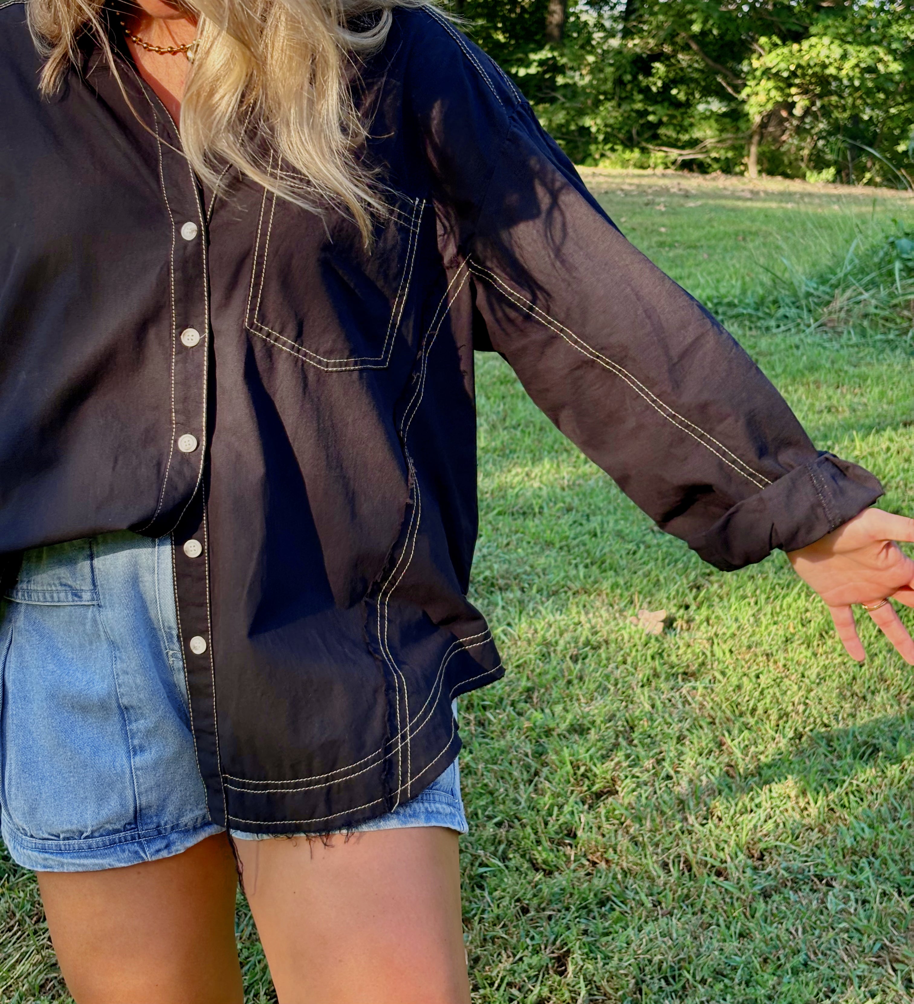 Lucy Button Down Top