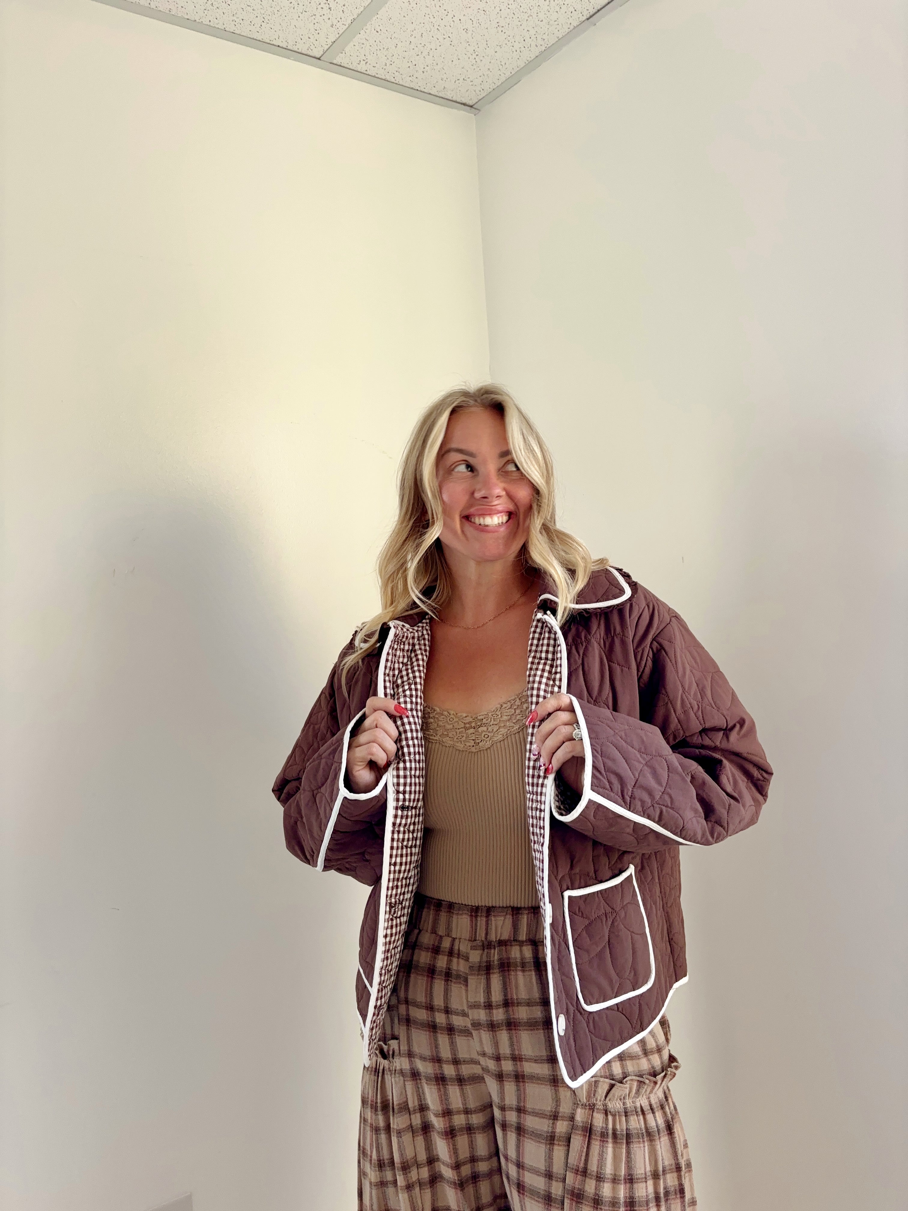 Darling Floral Quilted Jacket