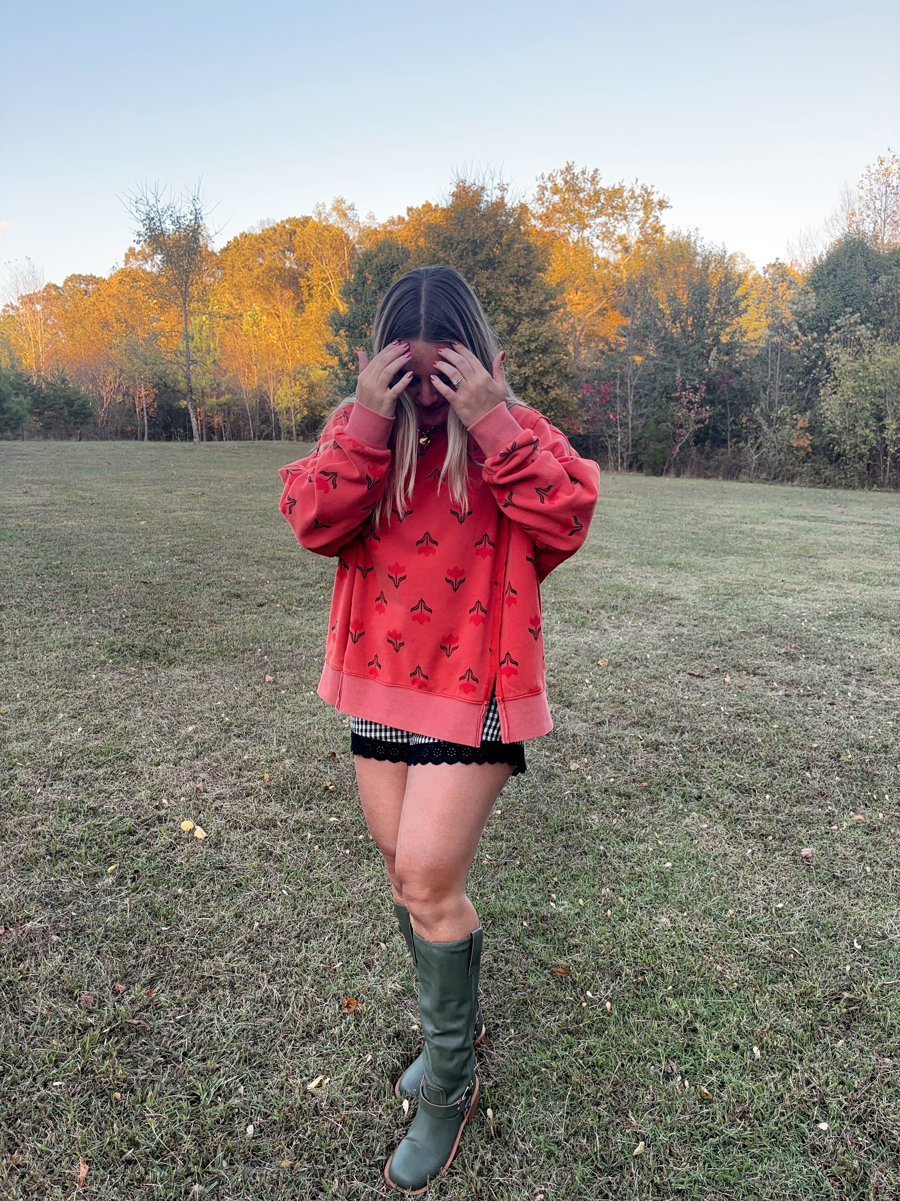 Day Off Floral Pullover