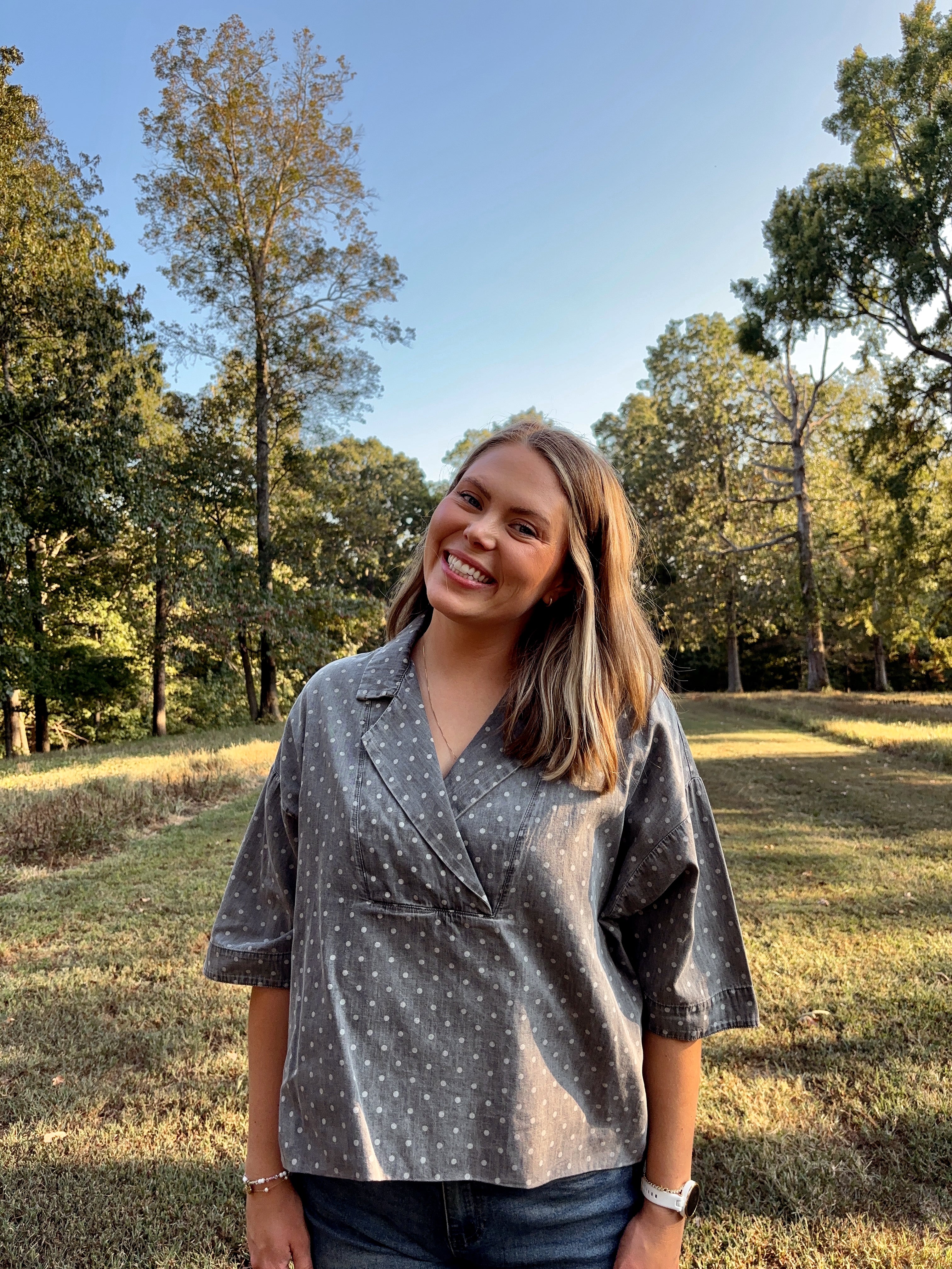 Dottie Polka Dot Top