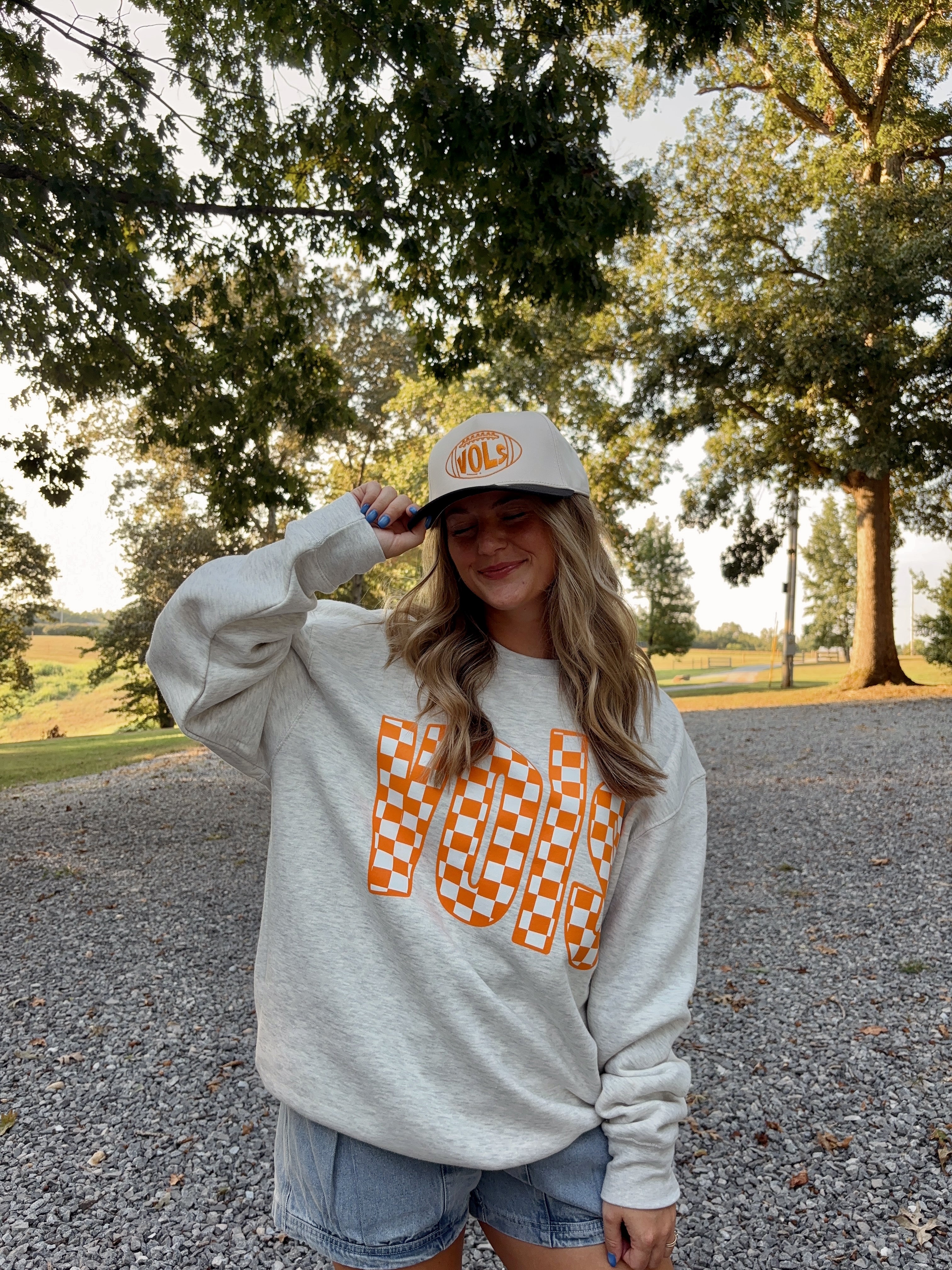 Vols Checkered Sweatshirt