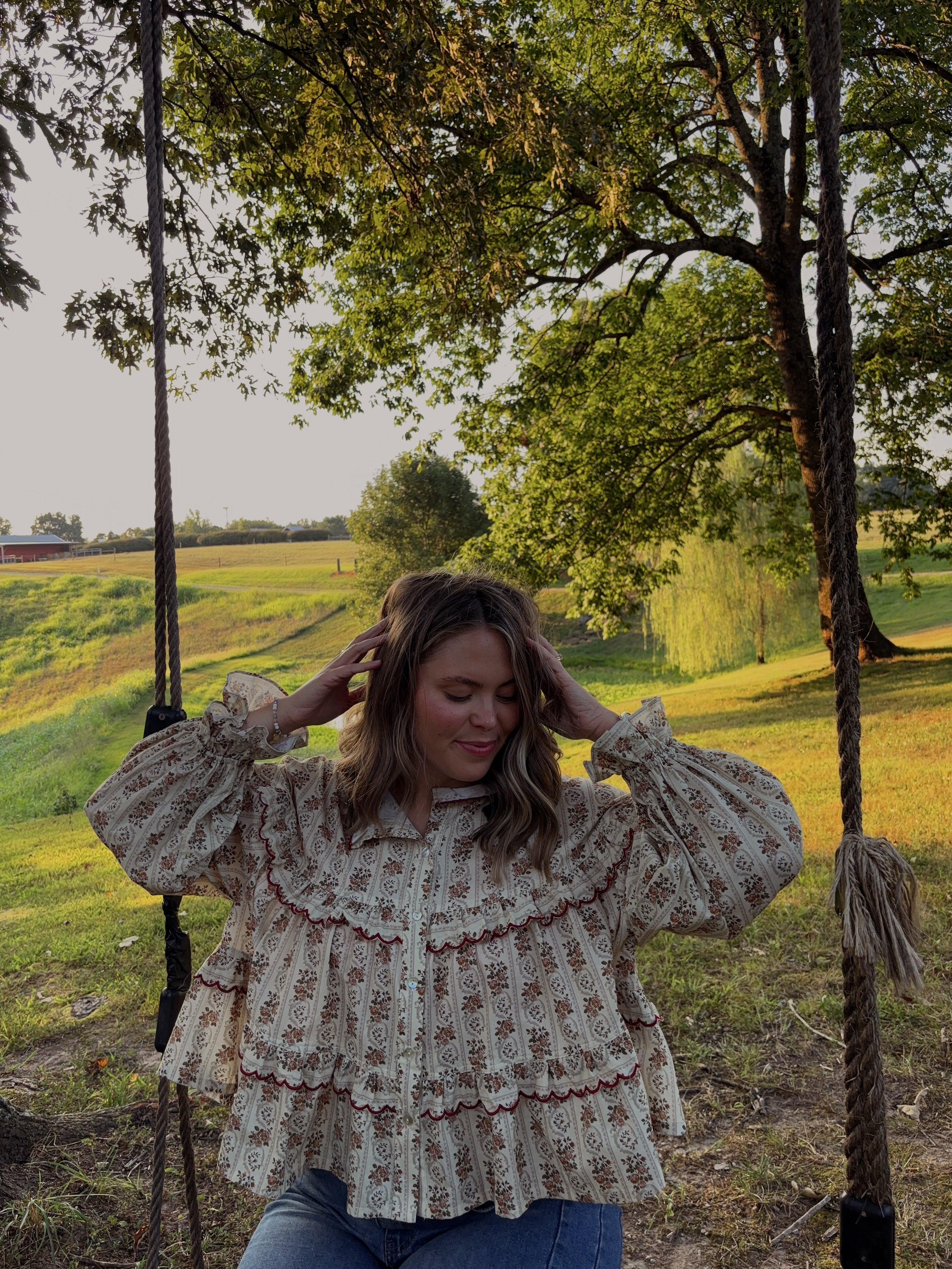 Charlotte Romantic Floral Top