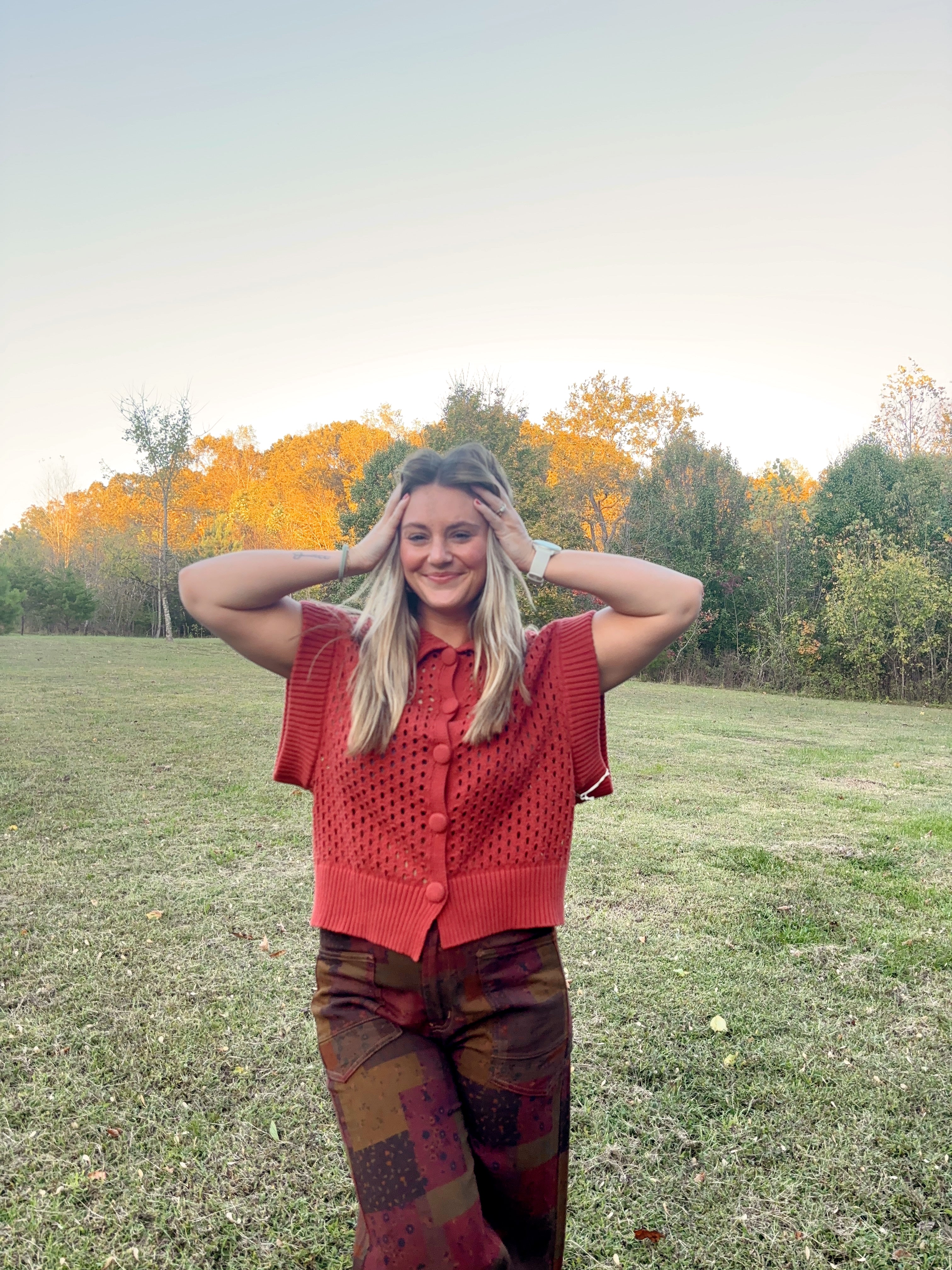 Brick Cardigan Vest