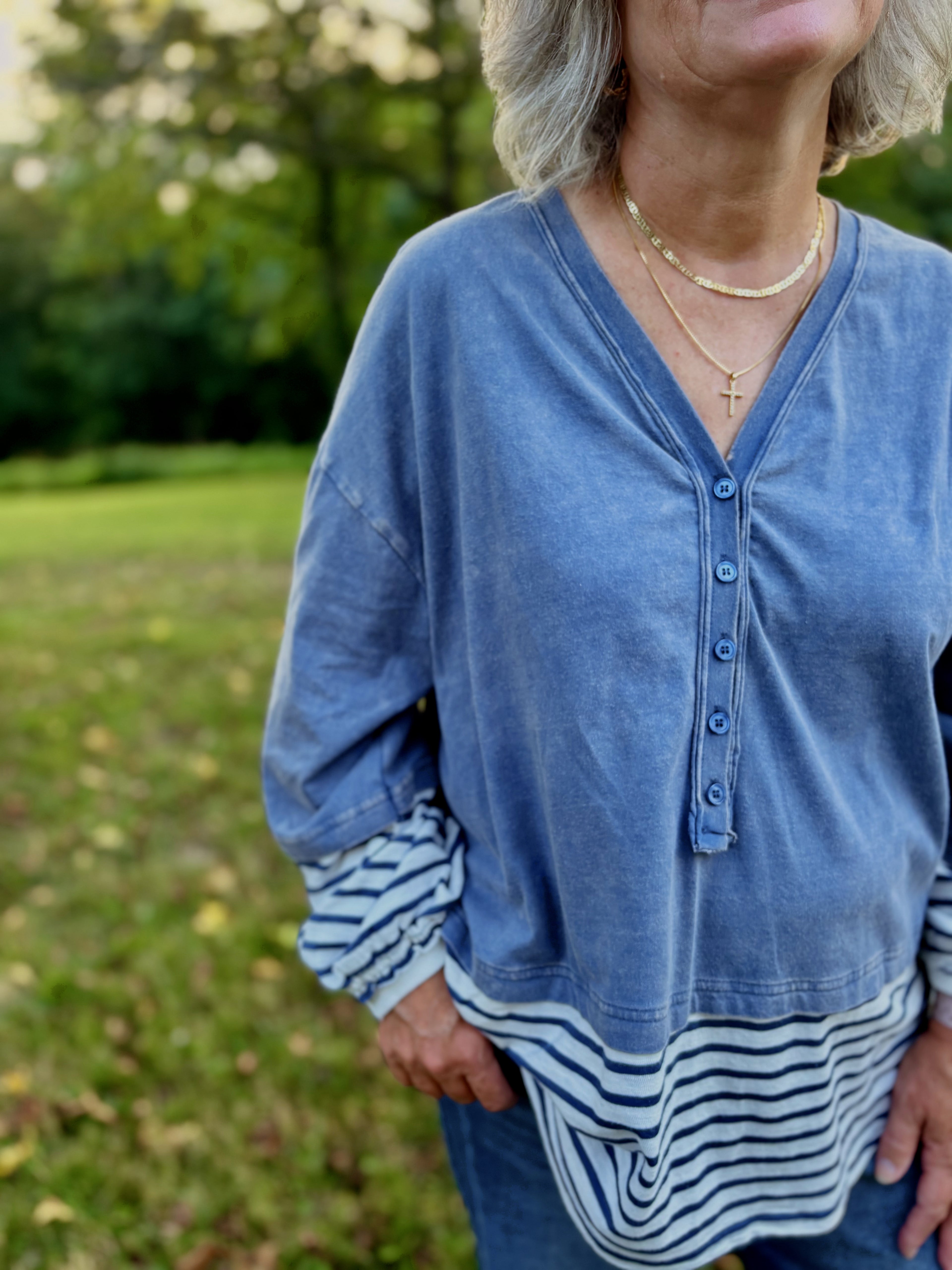 Easy Going Striped Top