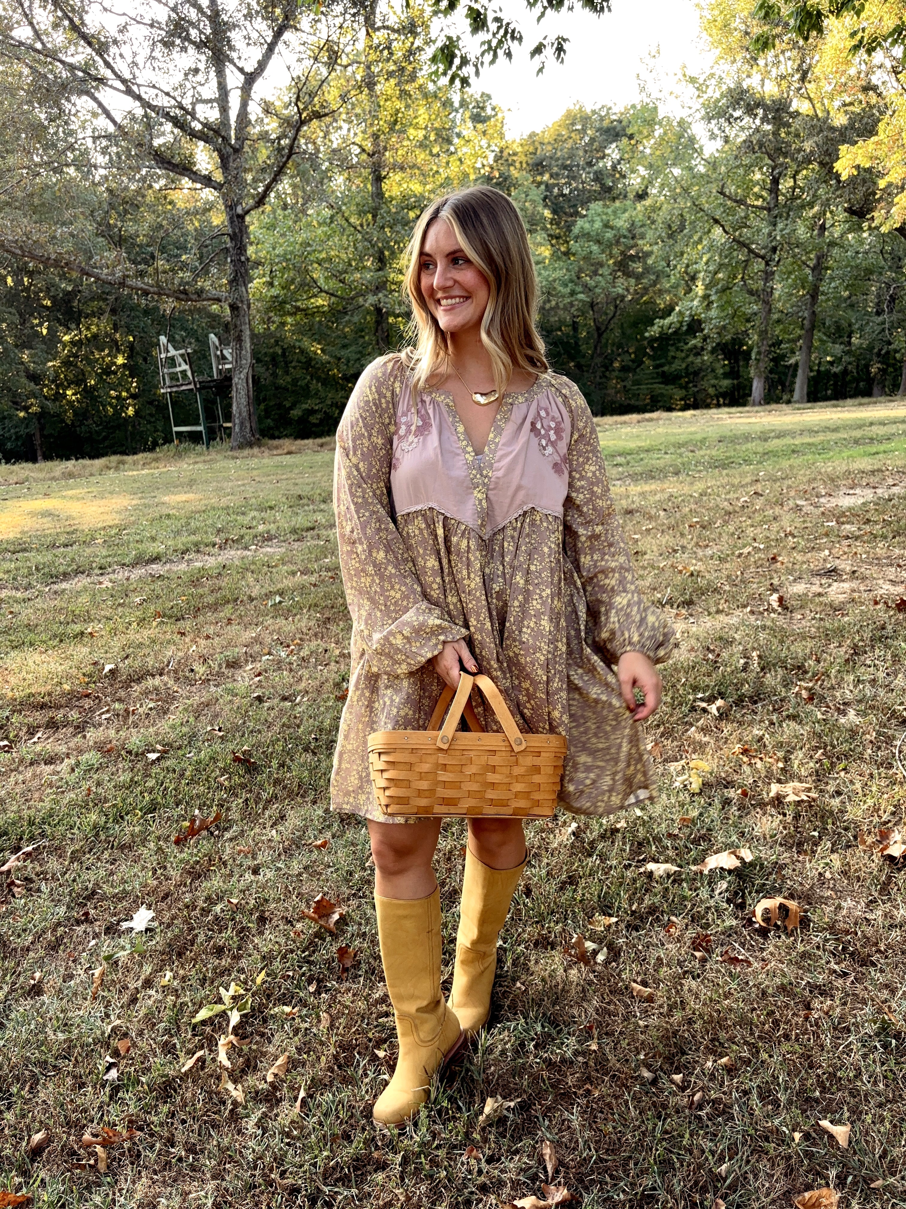 Maria Floral Embroidered Dress