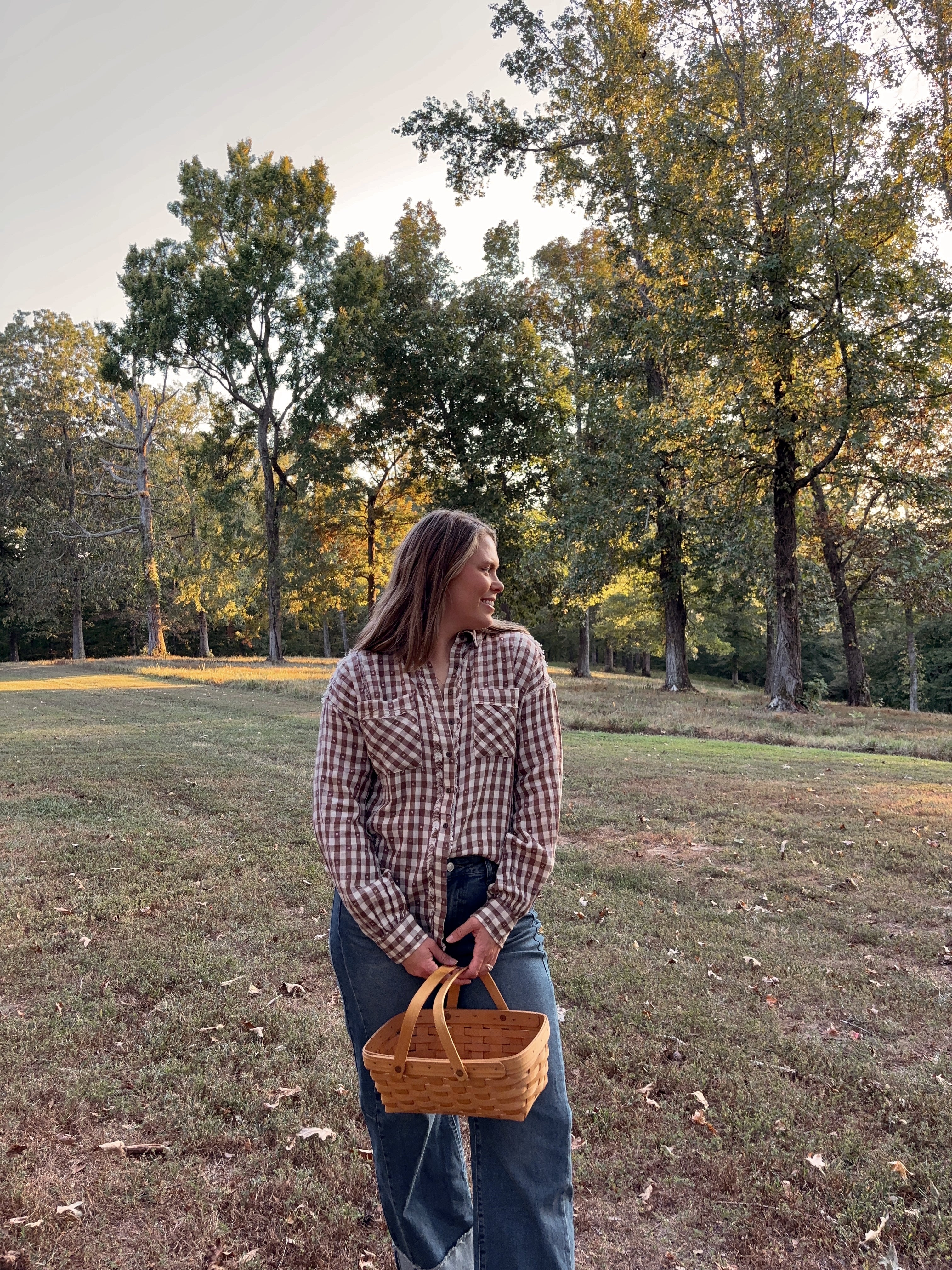 Saddle Up Gingham Top