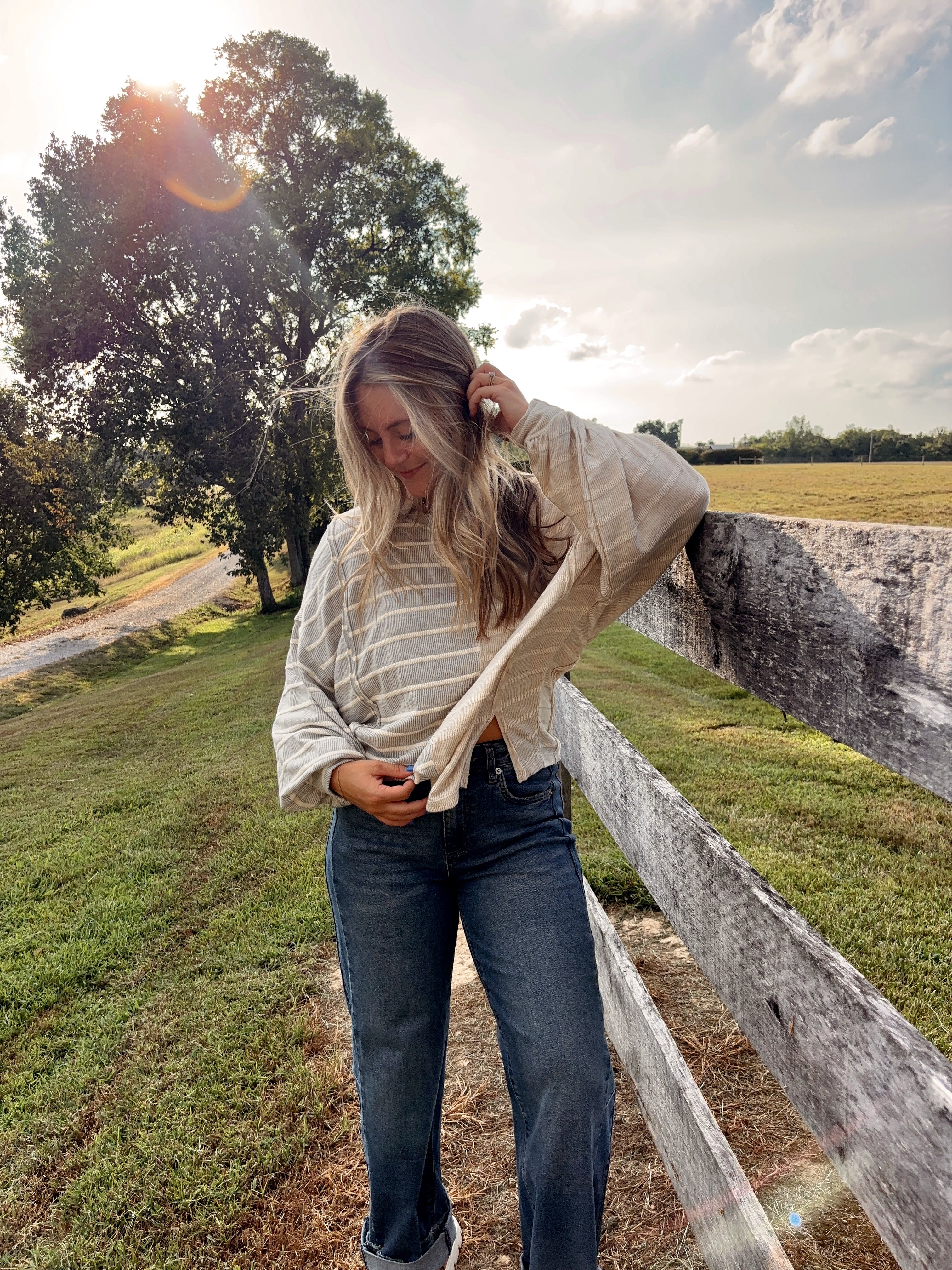 Dionne Striped Top