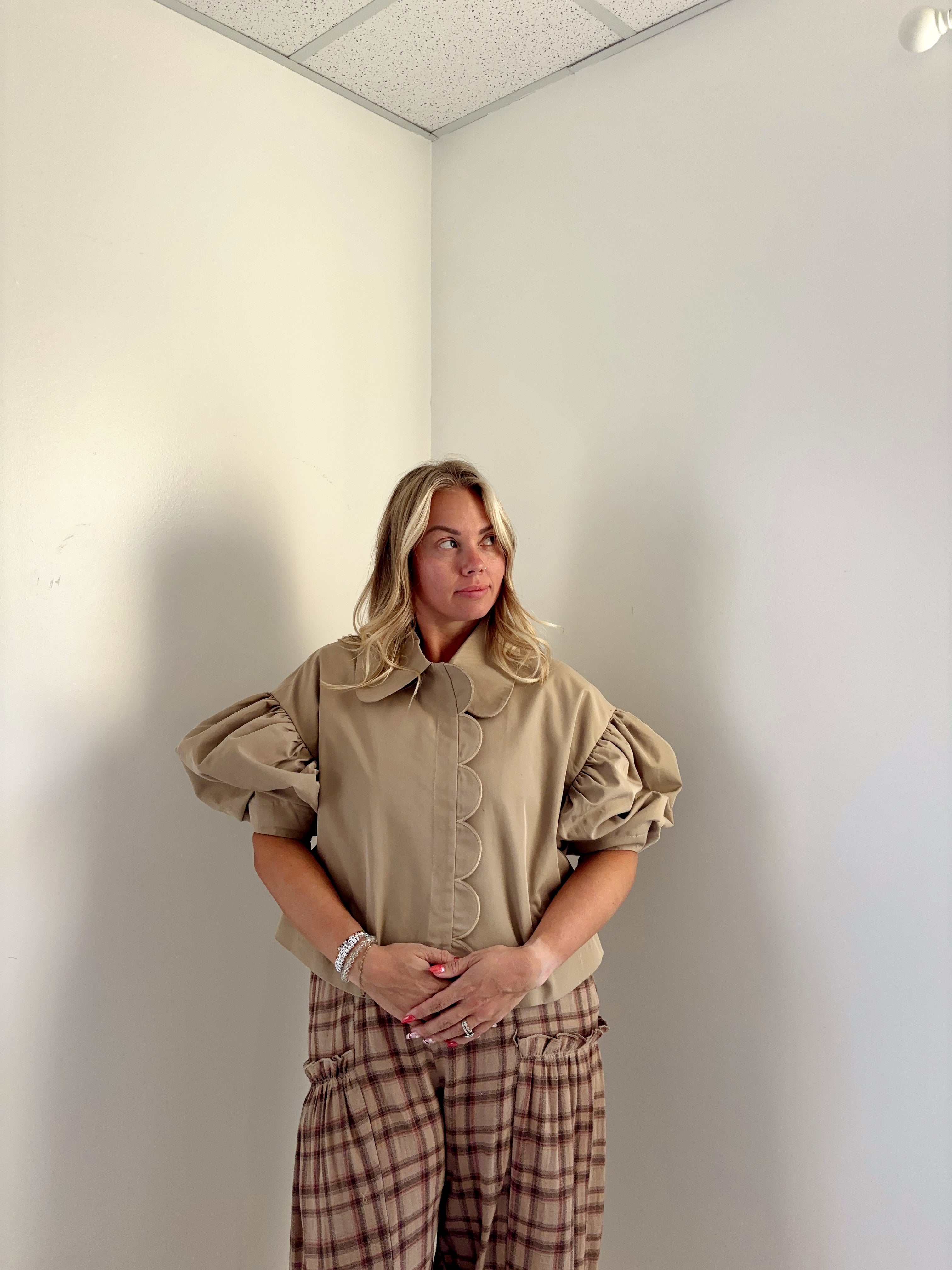 Mable Puffed Sleeve Jacket