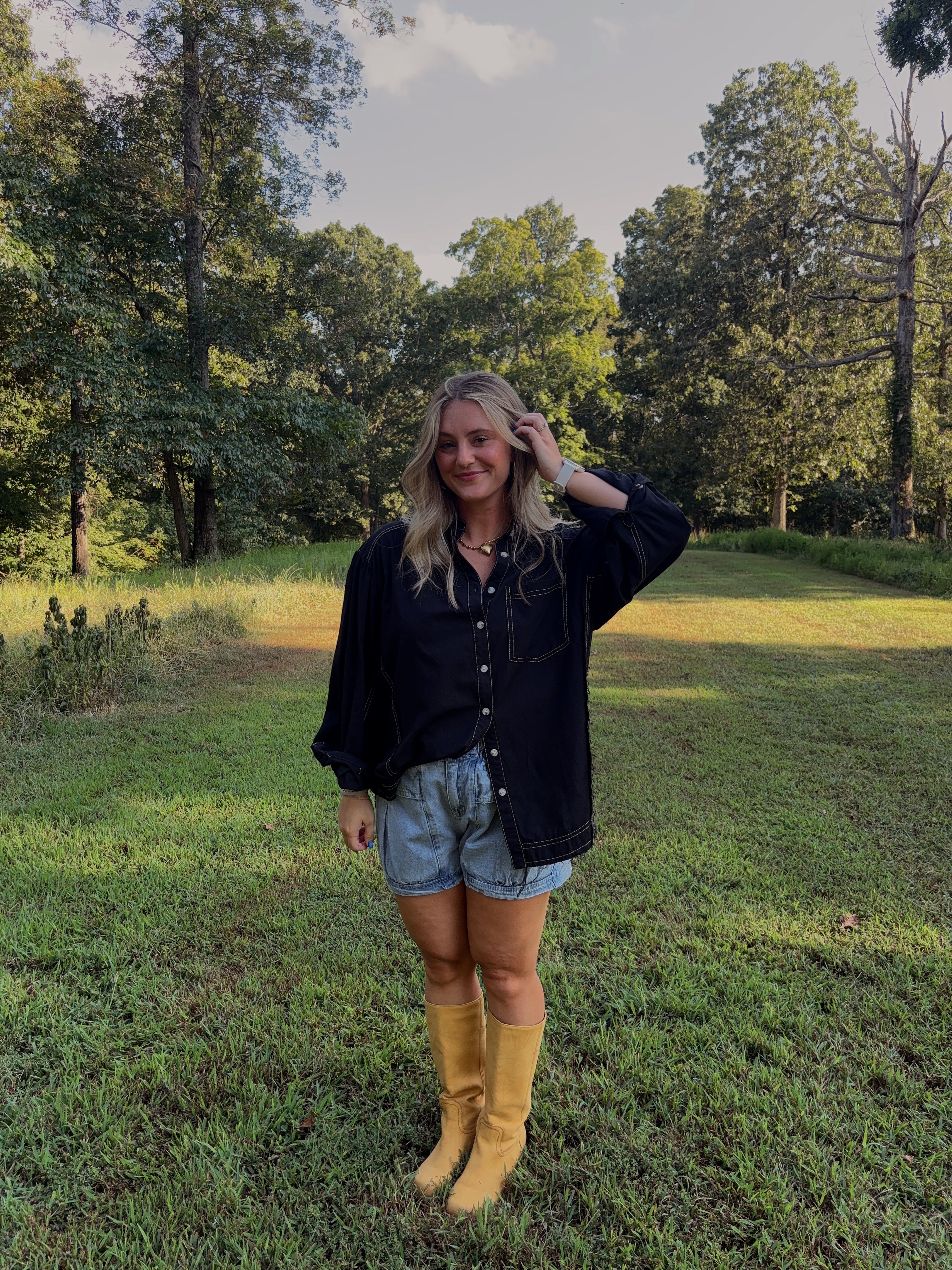 Lucy Button Down Top