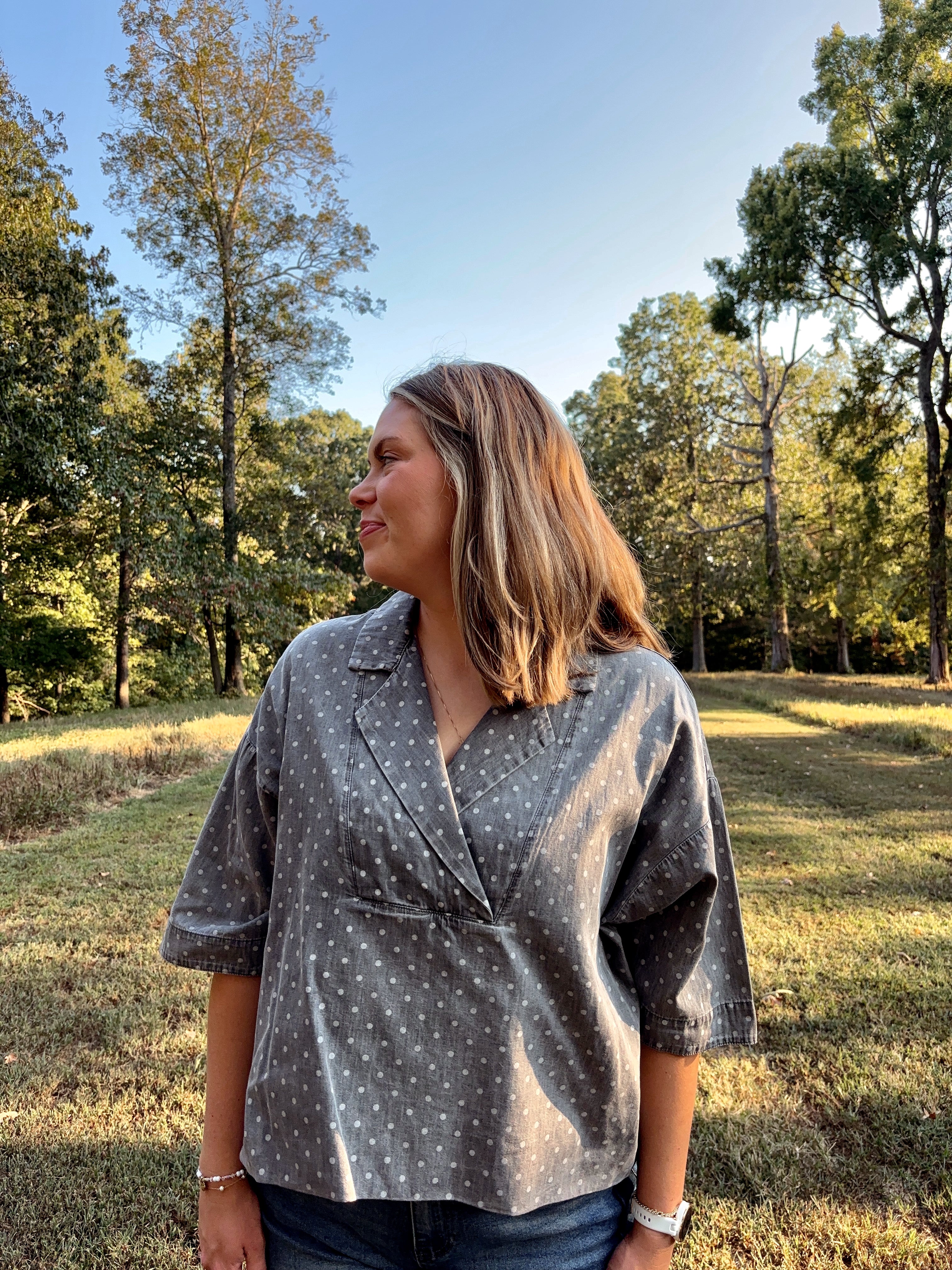 Dottie Polka Dot Top