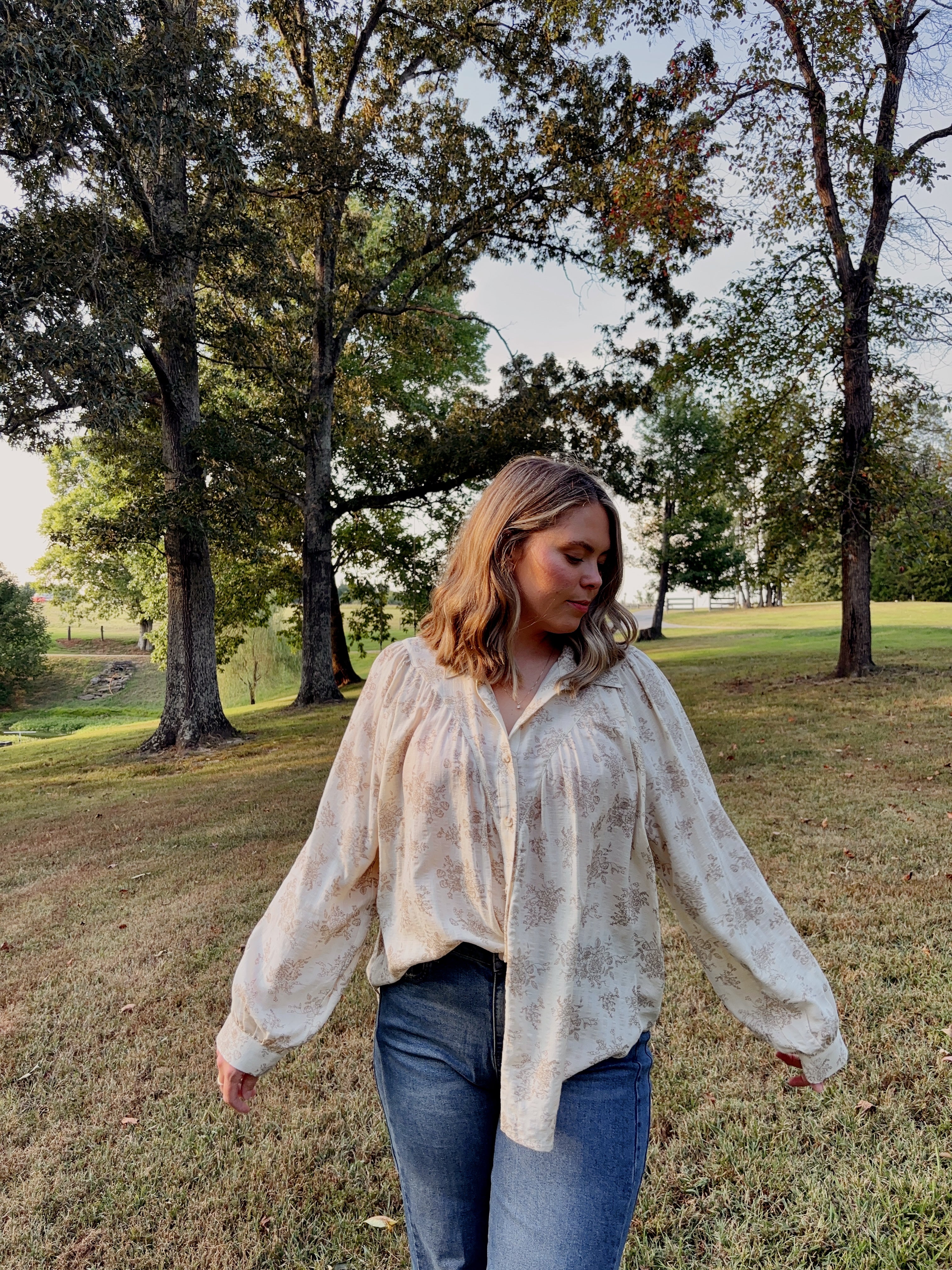 Luna Floral Top
