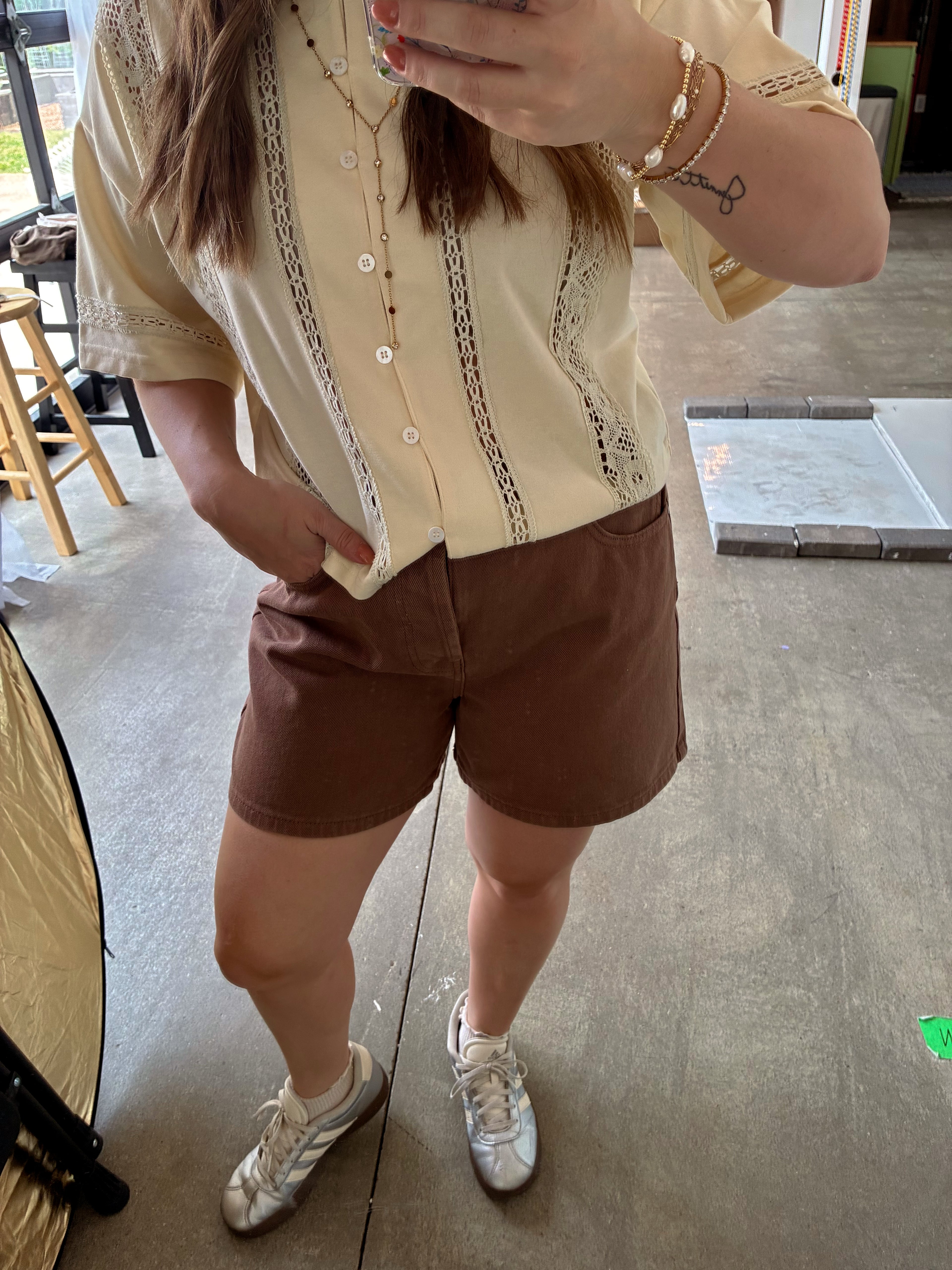 Coco Button Shorts