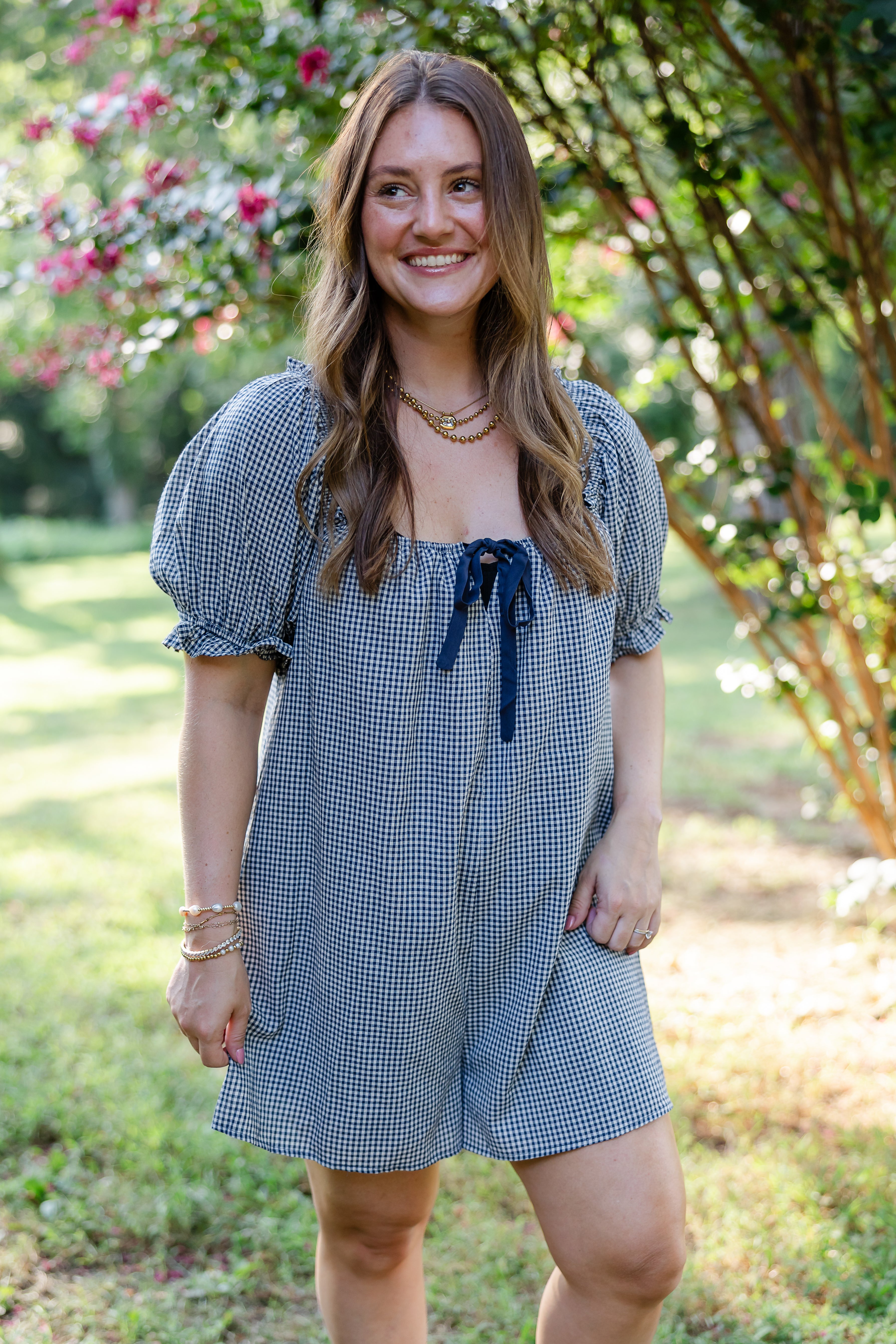 Winnie Gingham Romper