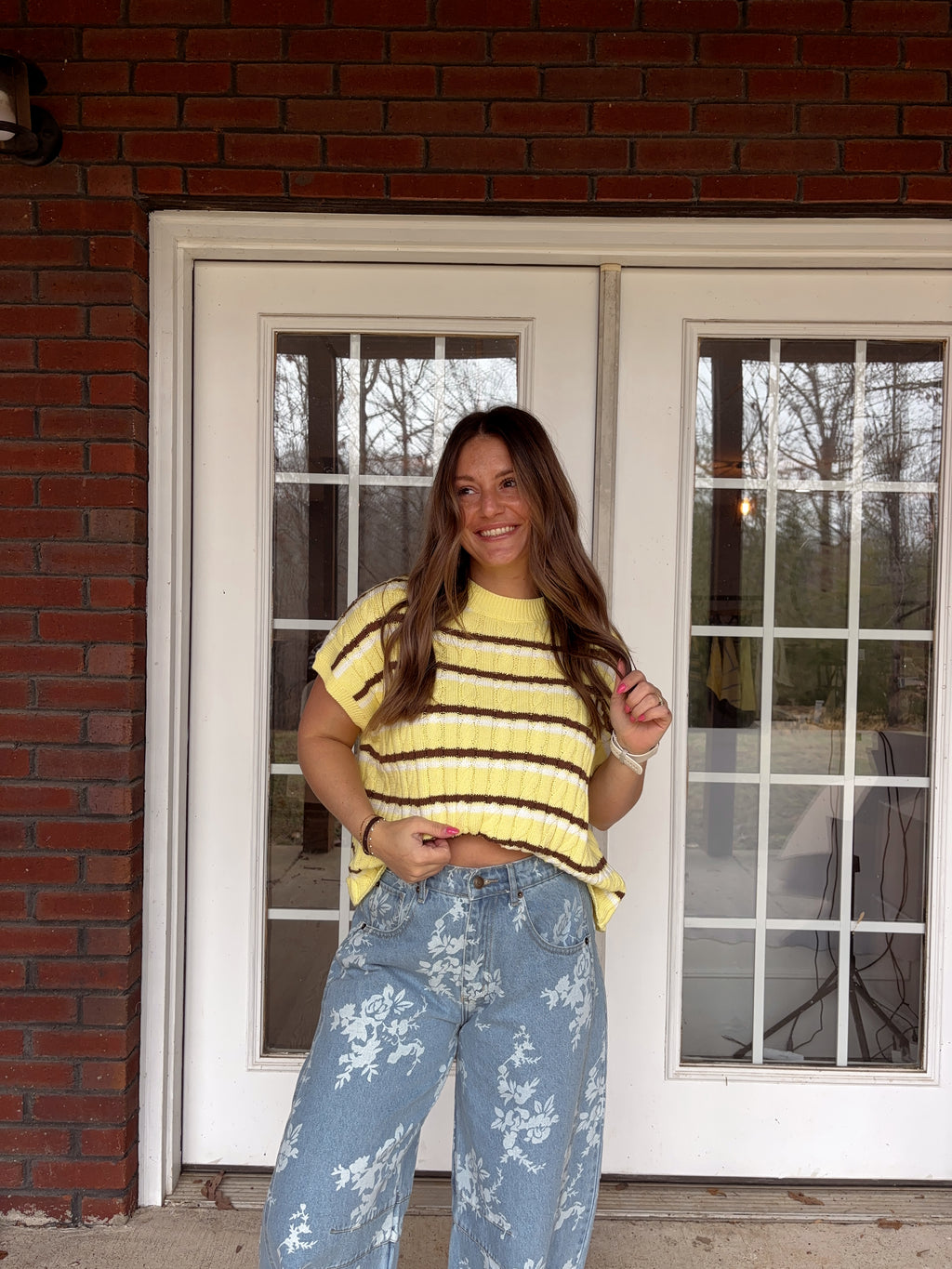 Laci Striped Knit Sweater