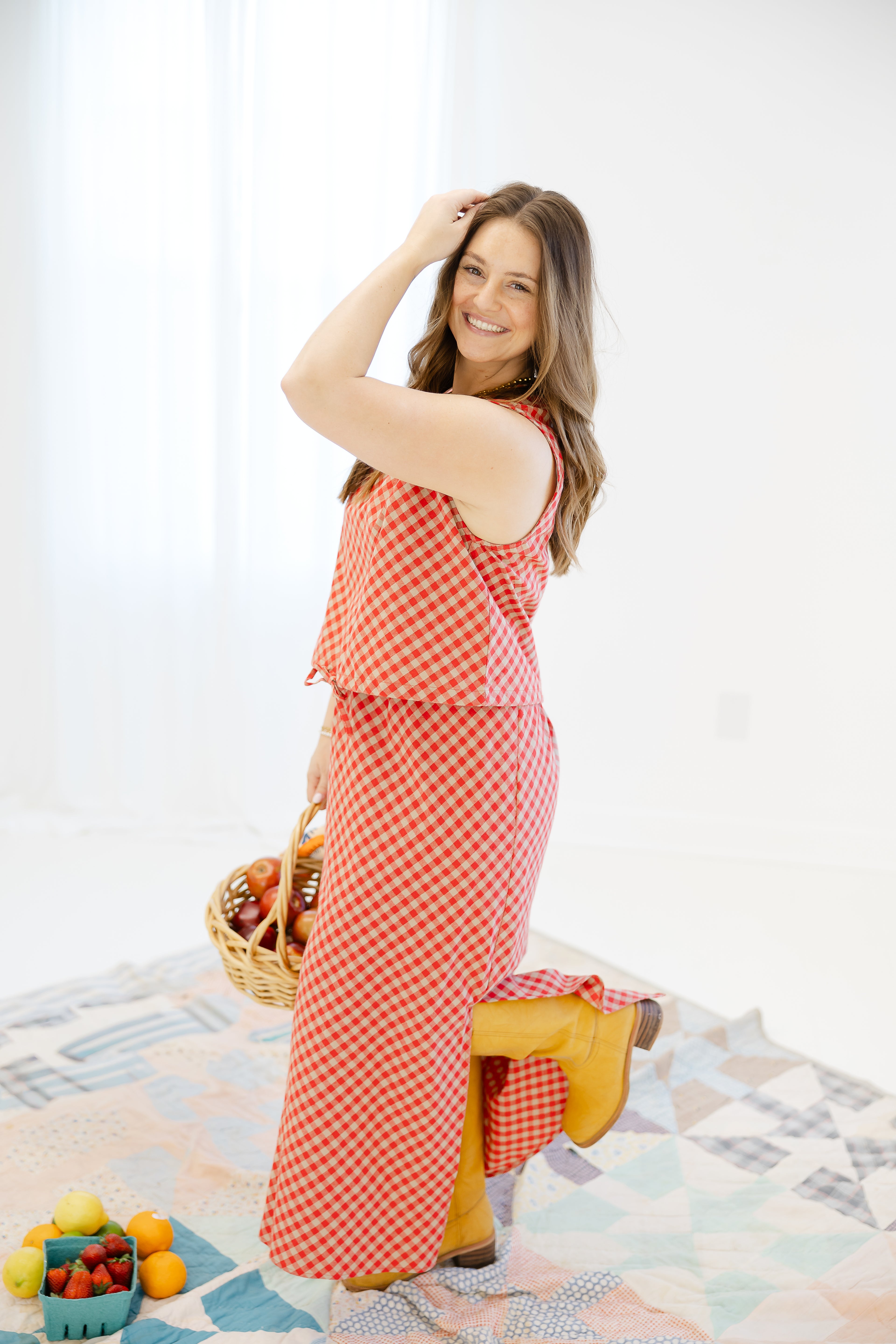 Gingham Grace Set