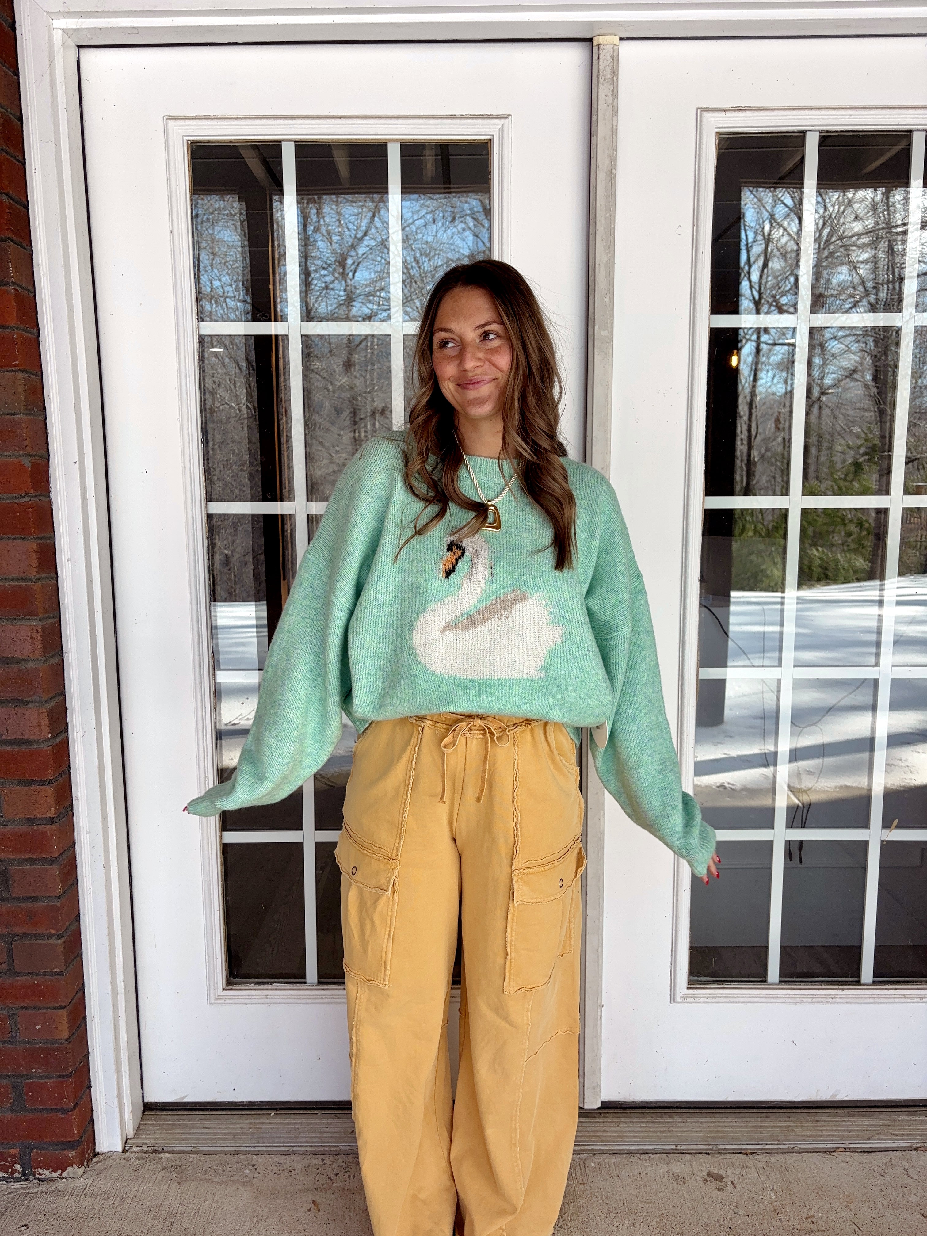 Swan Lake Knit Sweater