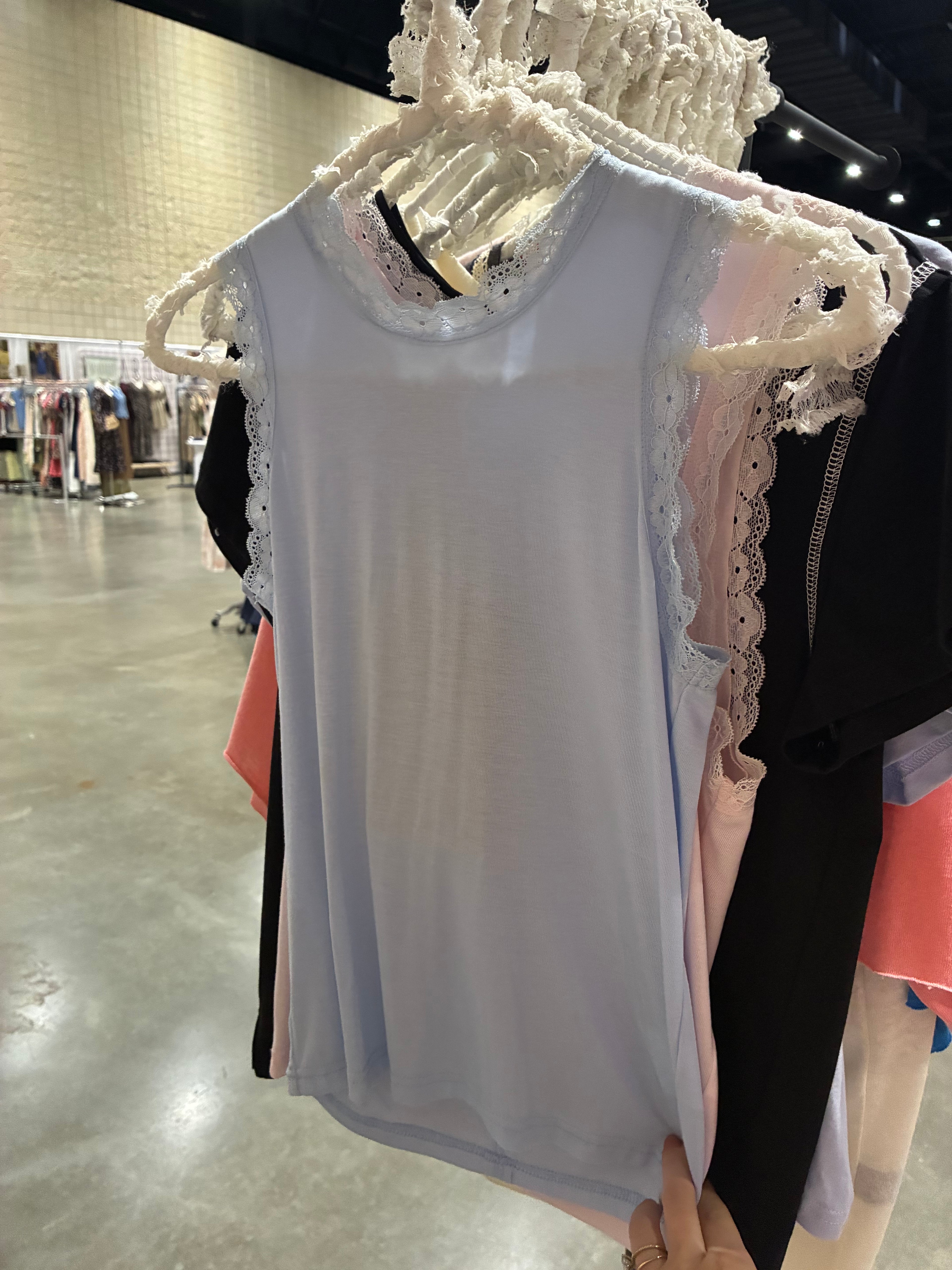 Blueberry Lace Tank