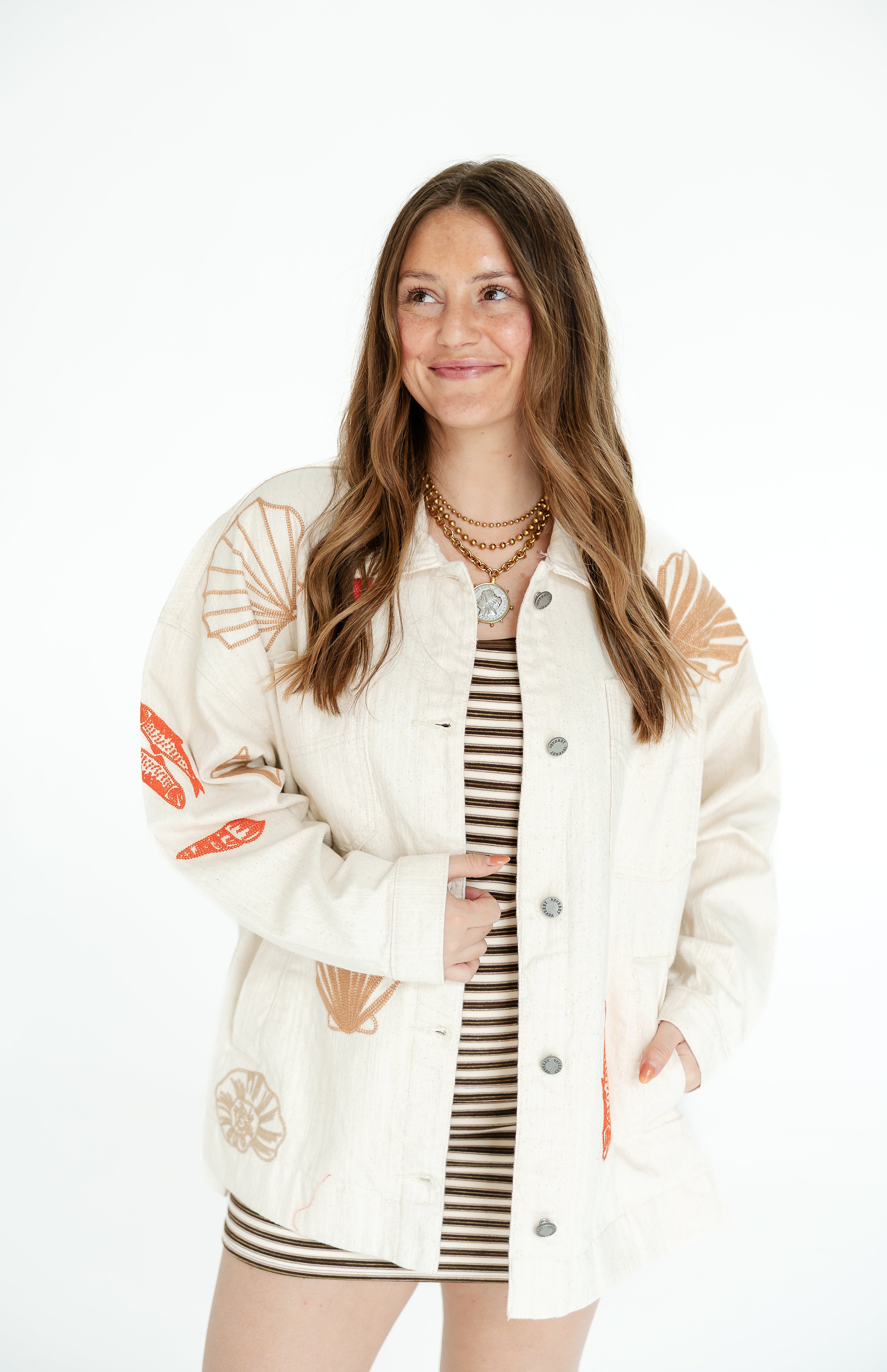 Lobster Embriodered Jacket