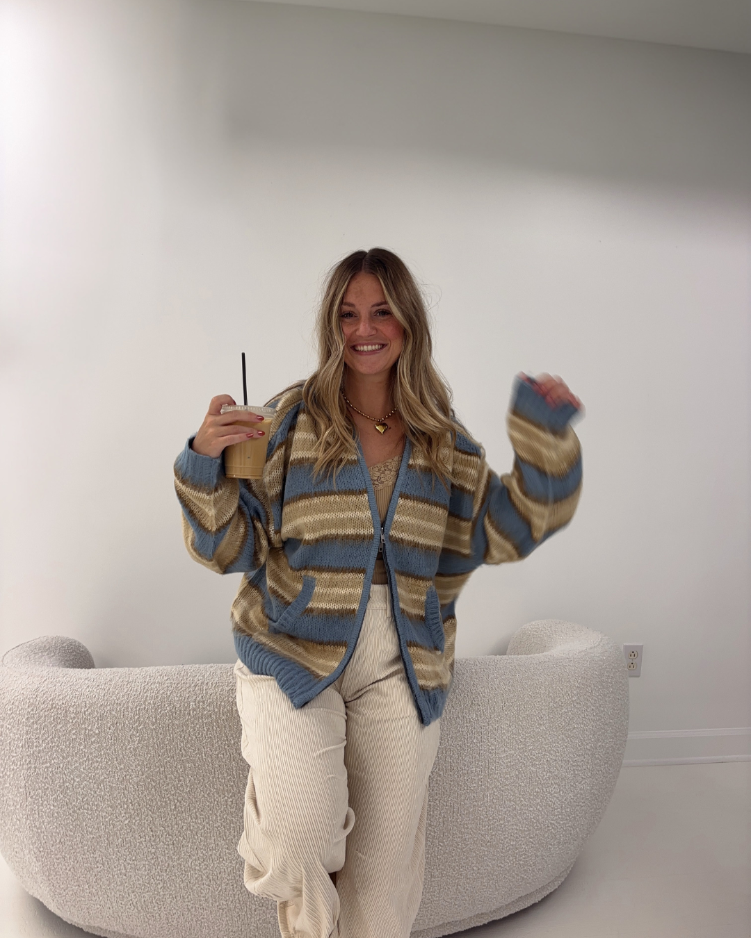 Mustard Seed Striped Jacket