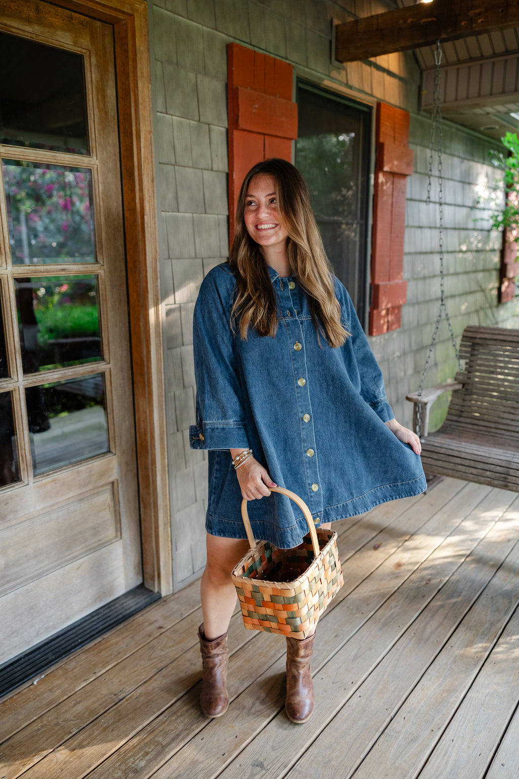 Weekend Wanderer Denim Dress