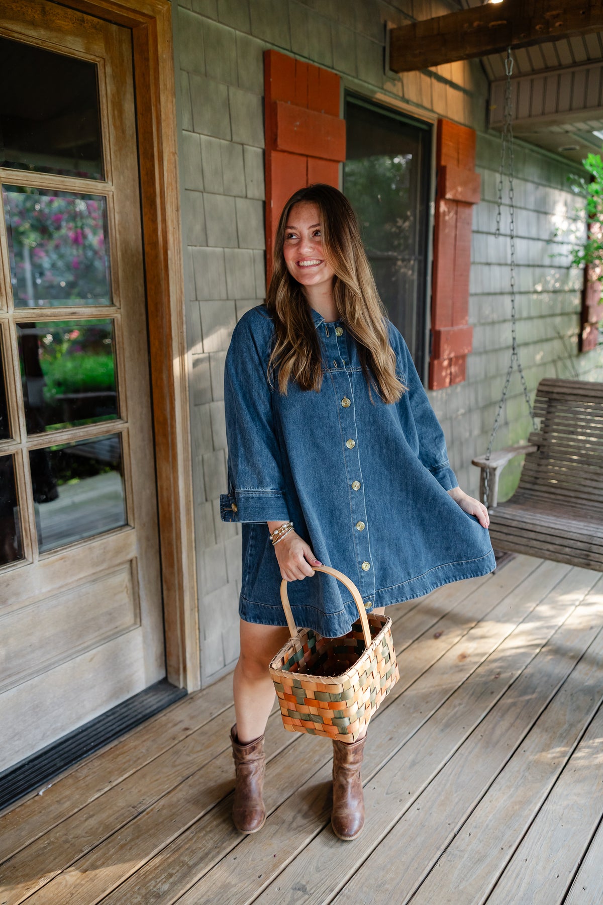 Weekend Wanderer Denim Dress