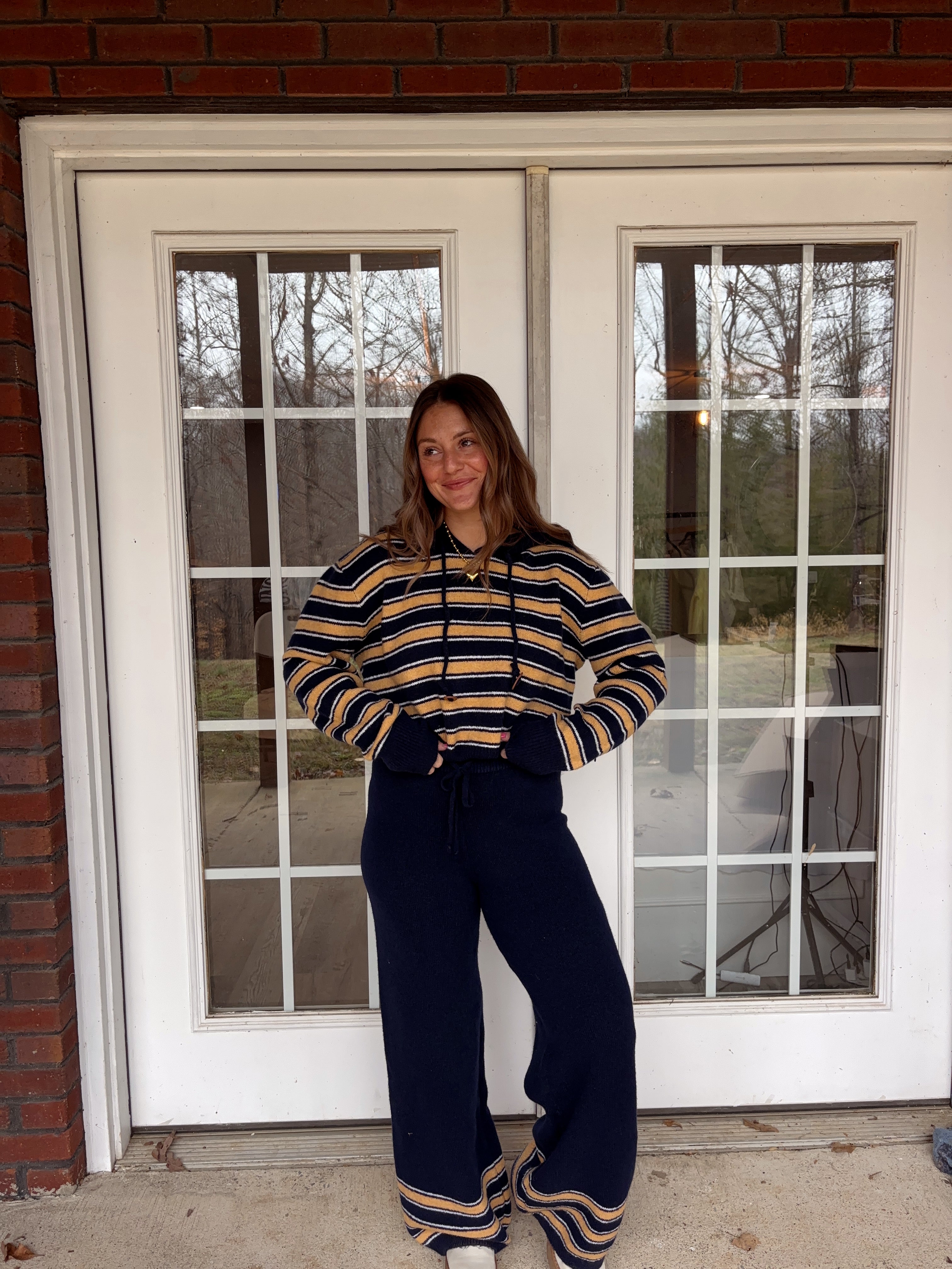 Marigold Striped Set