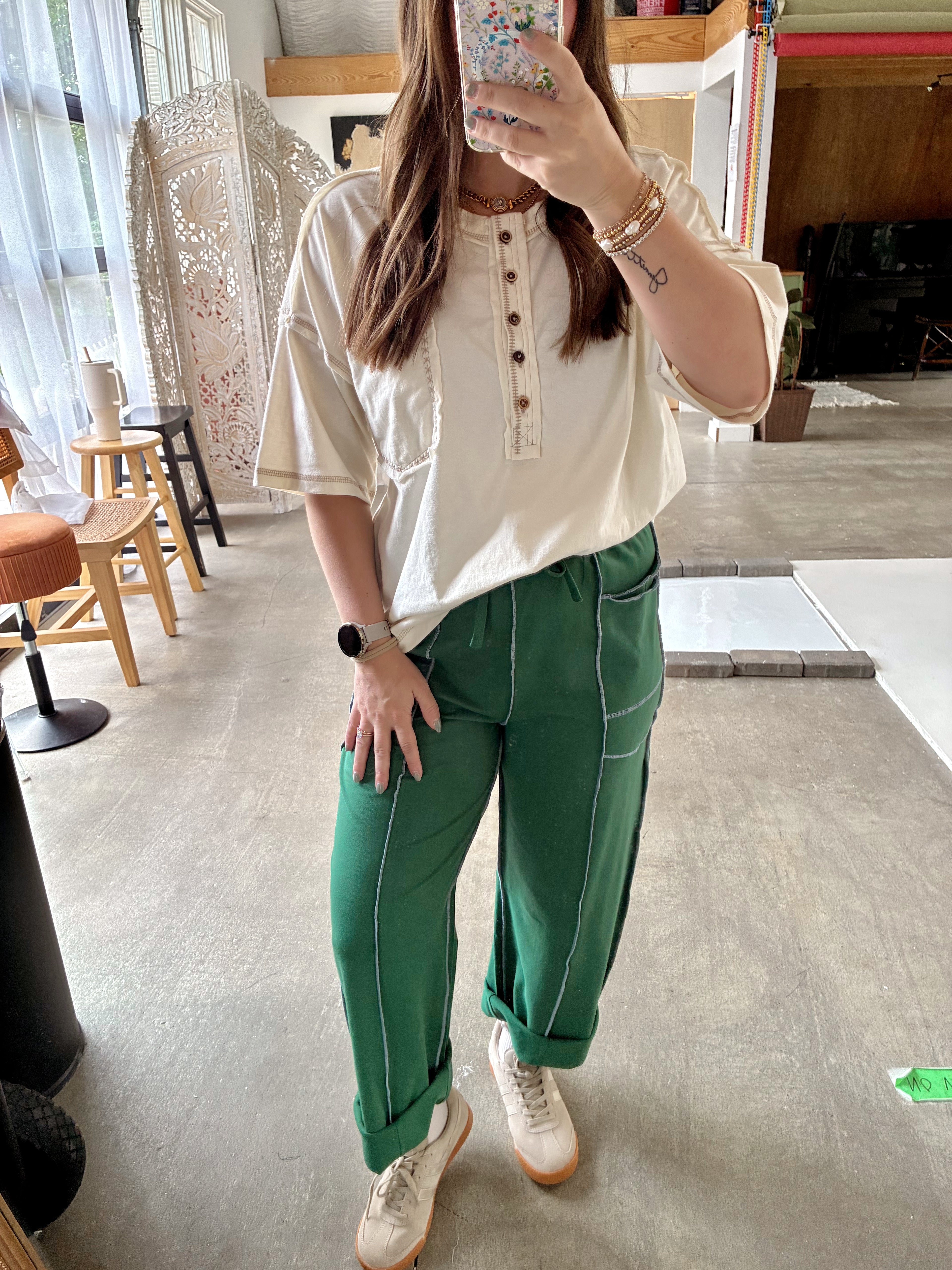 Junie Barrel Pants