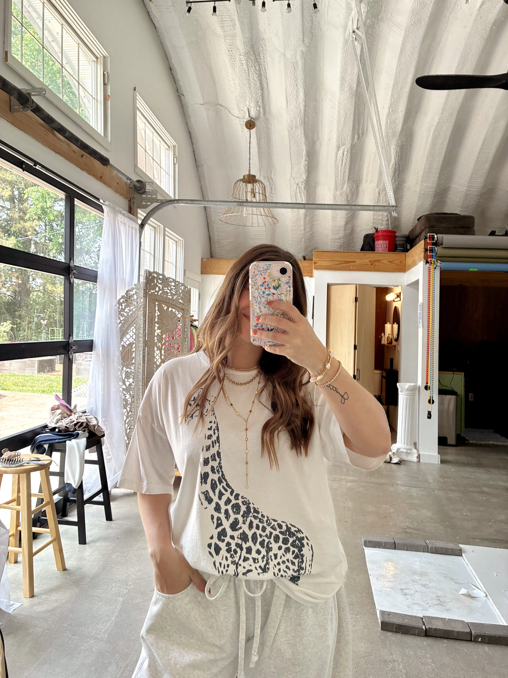 Standing Tall Giraffe Tee