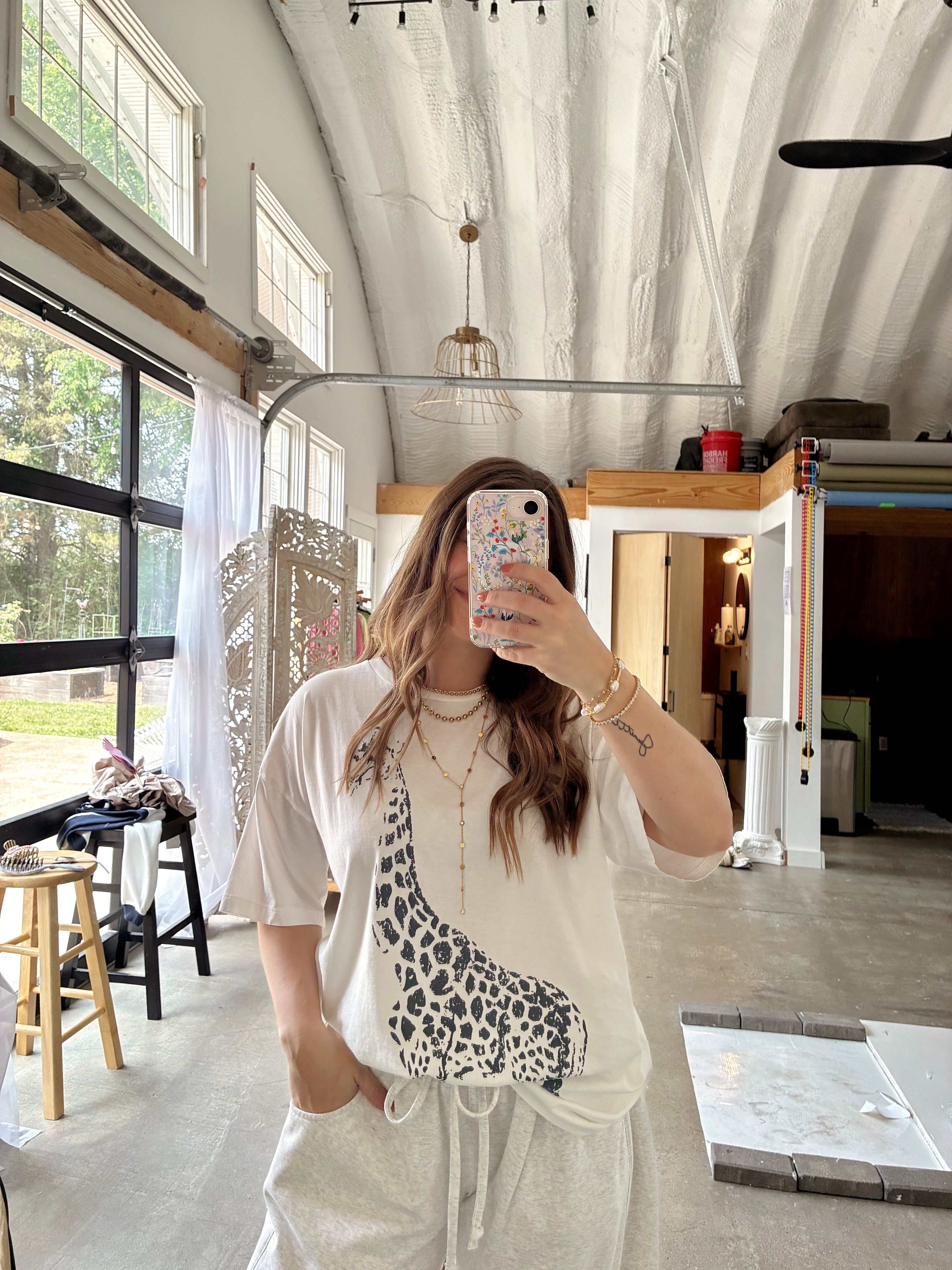Standing Tall Giraffe Tee
