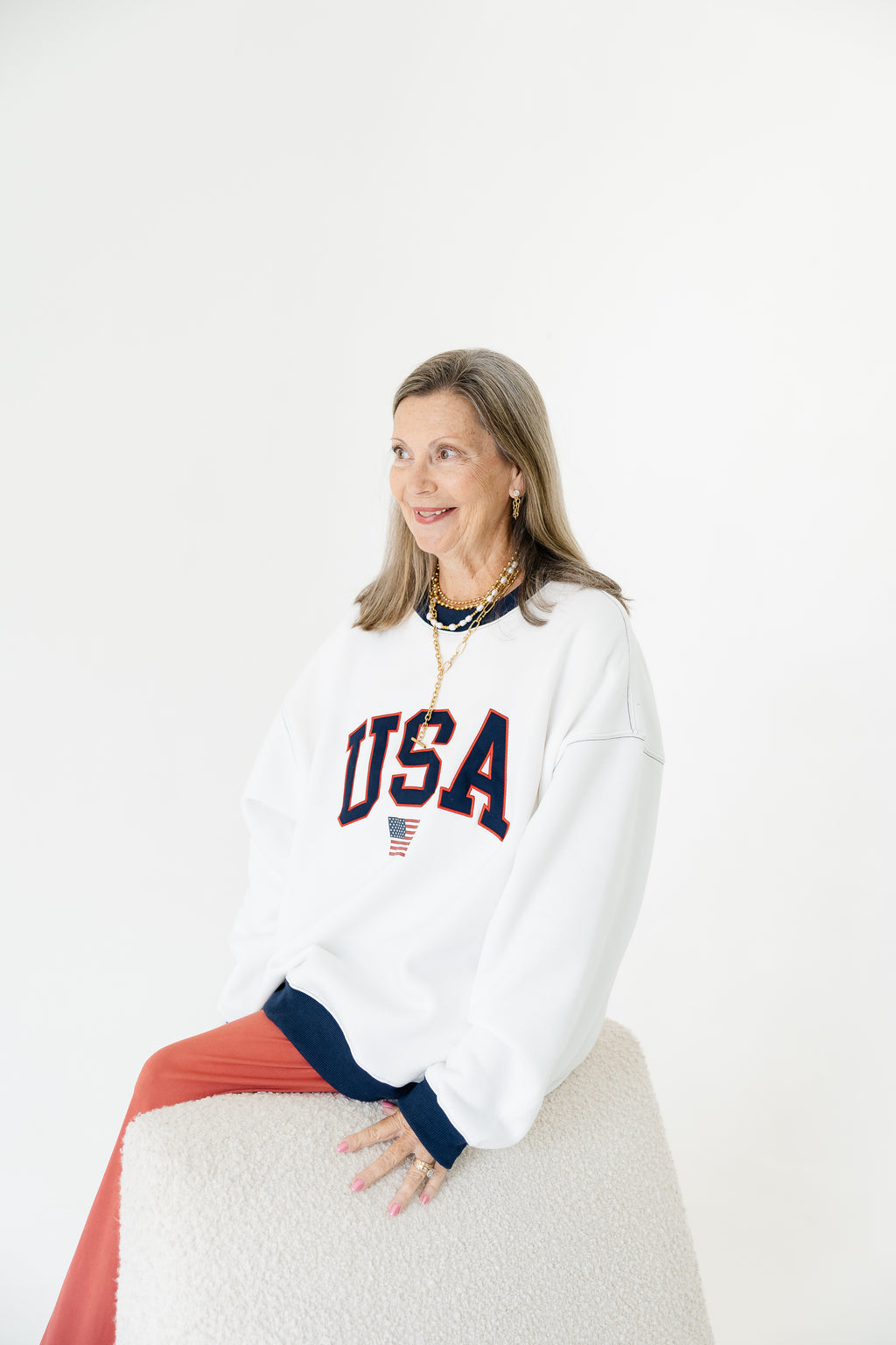 USA Colorblock Pullover