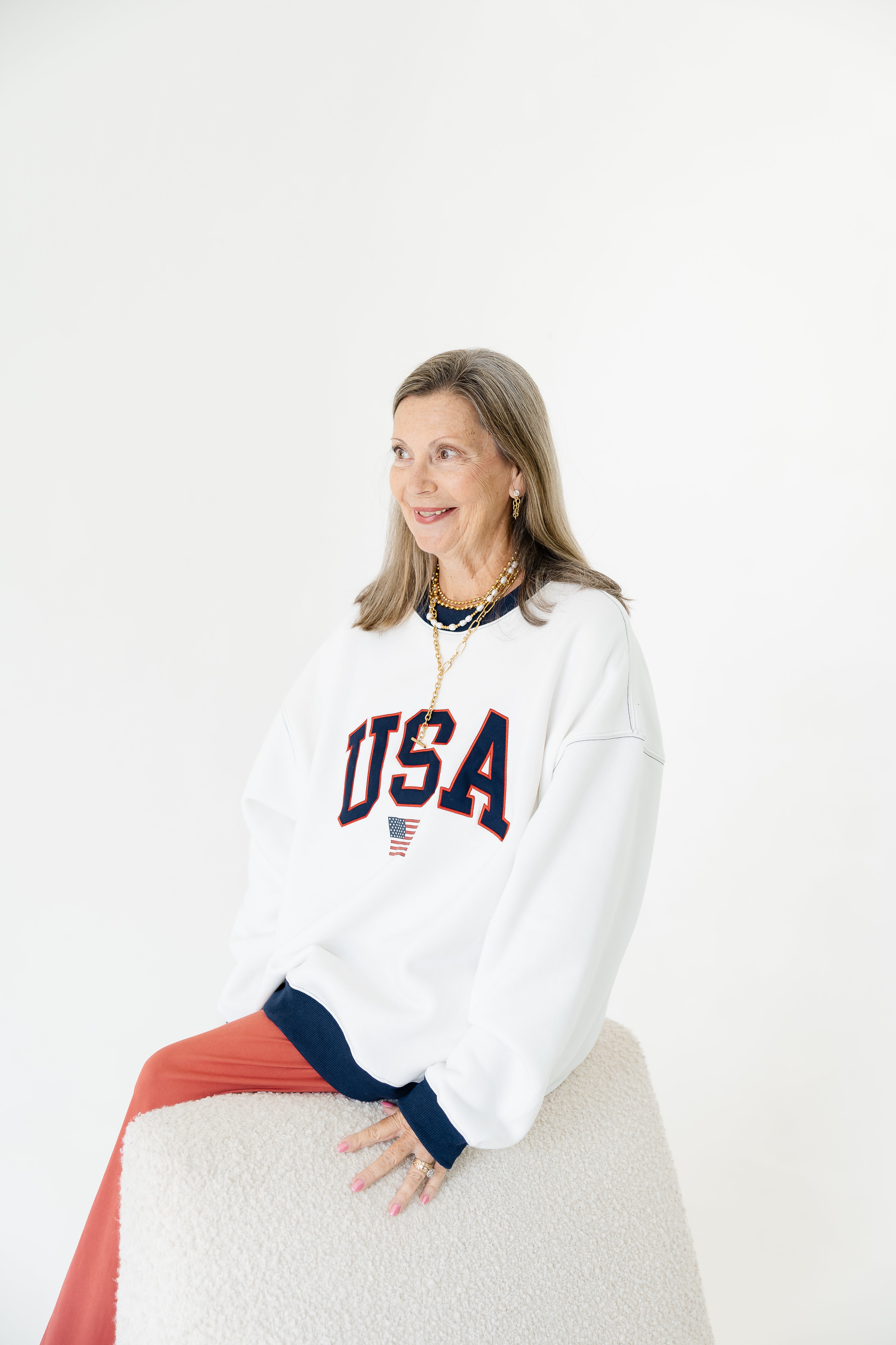 USA Colorblock Pullover