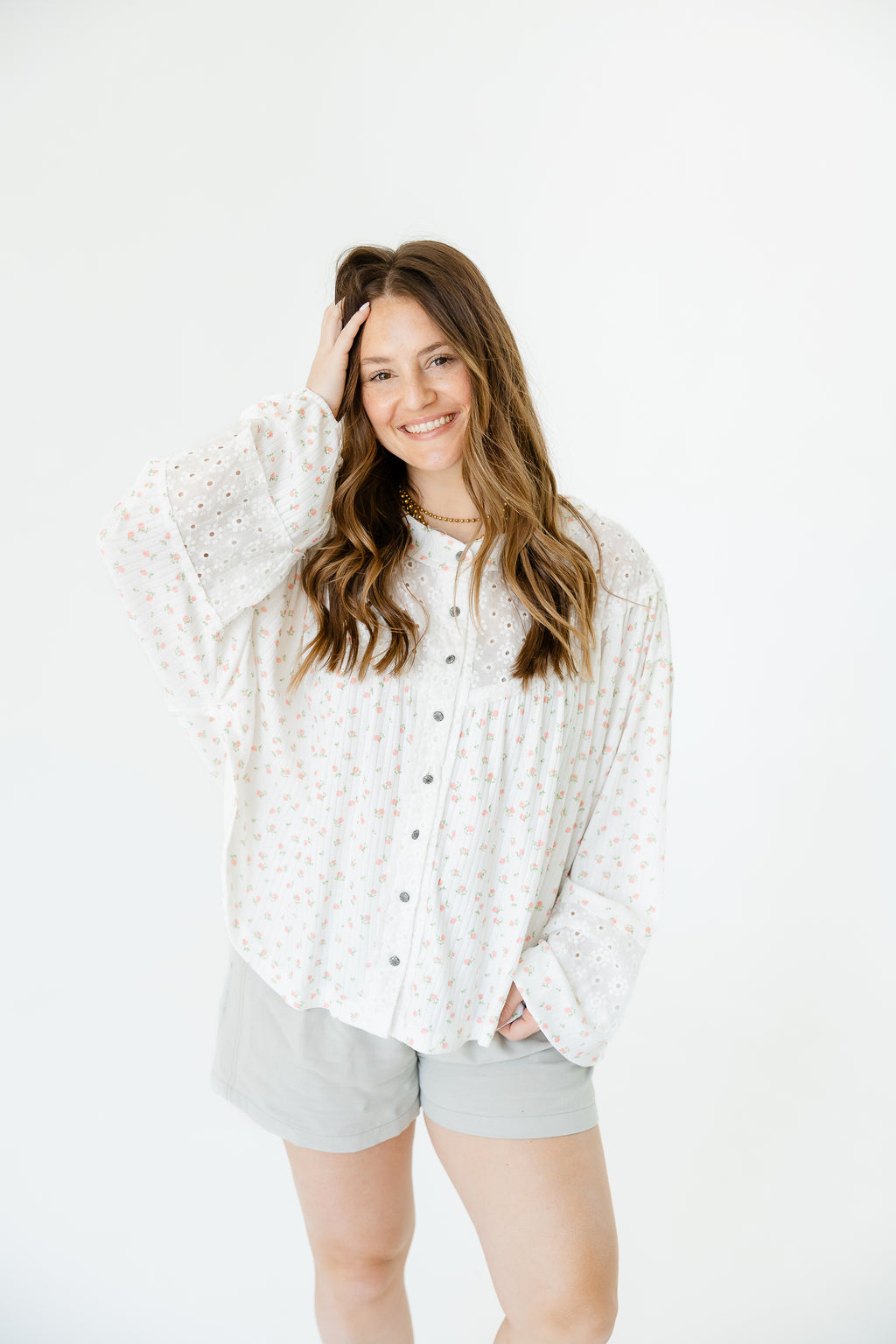 Painted Petals Blouse