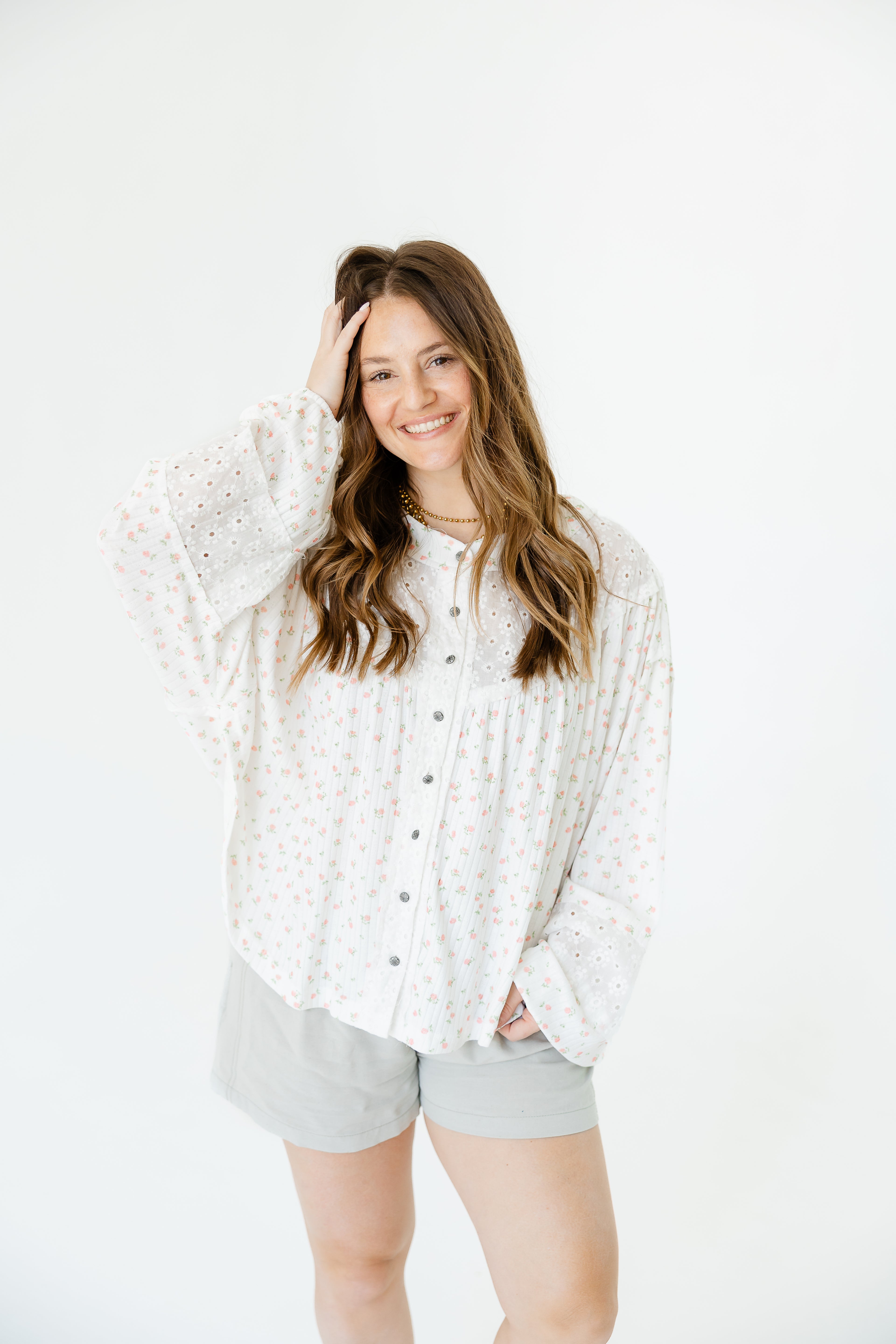 Painted Petals Blouse