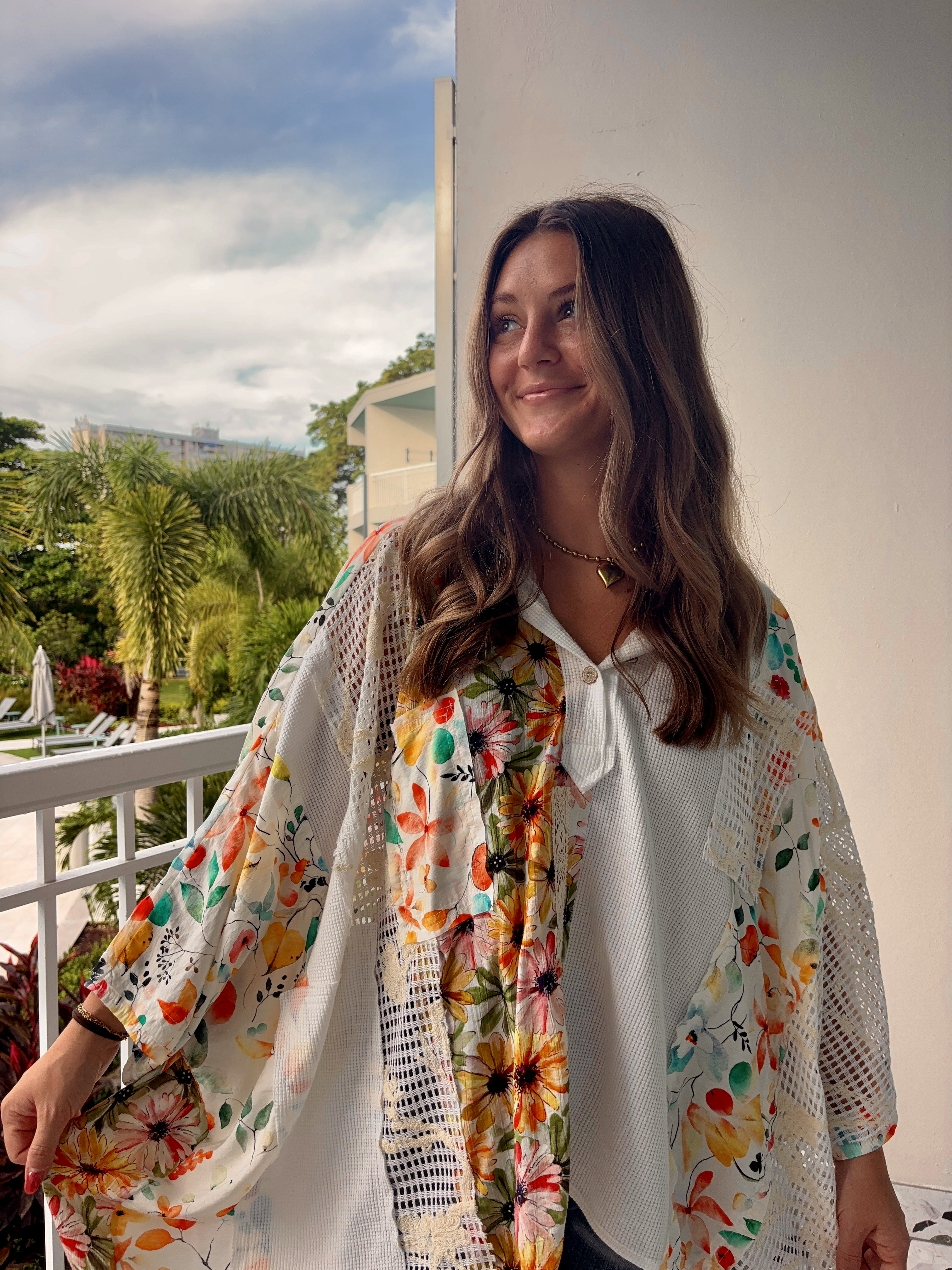 On Island Time Floral Top