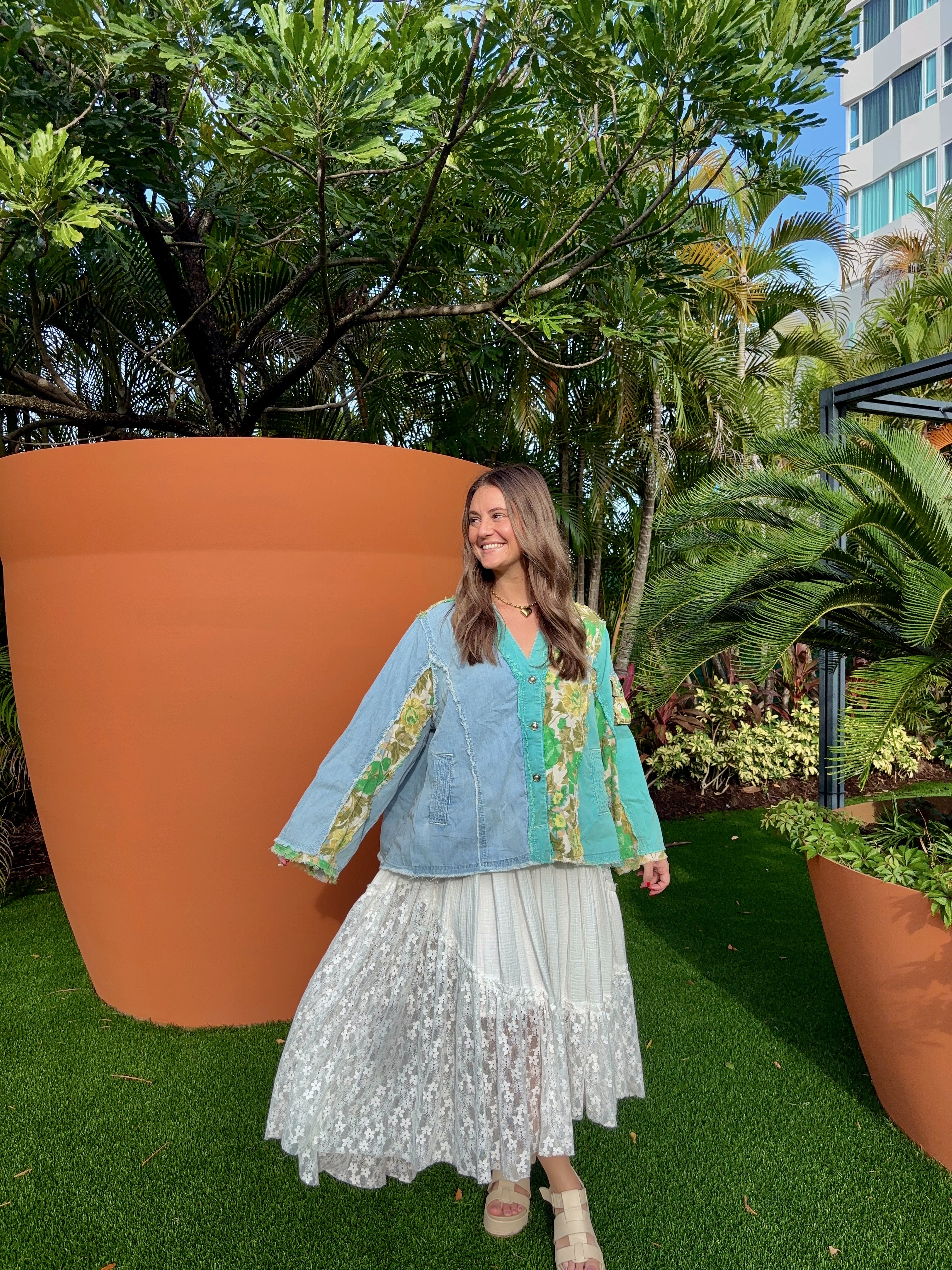 Island Breeze Floral Top