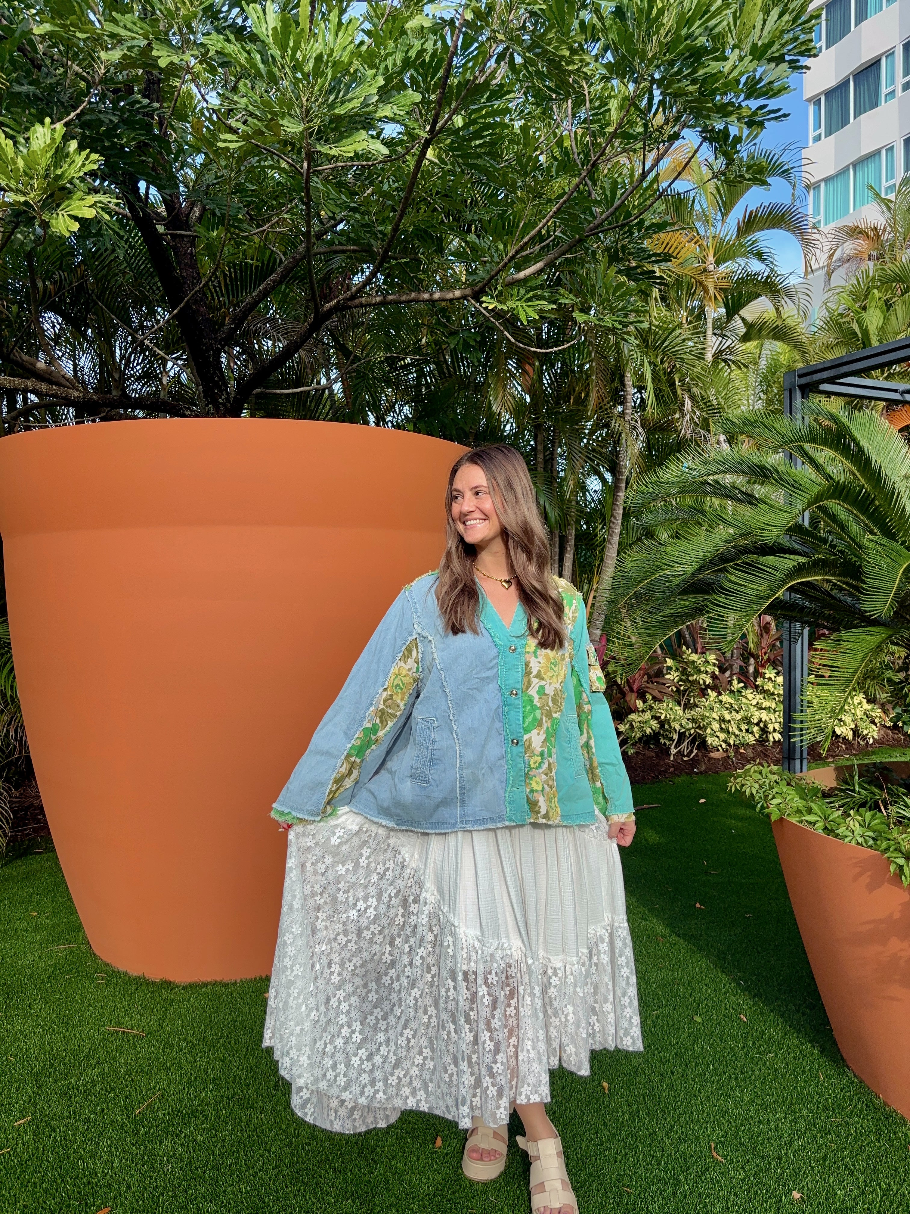 Island Breeze Floral Top