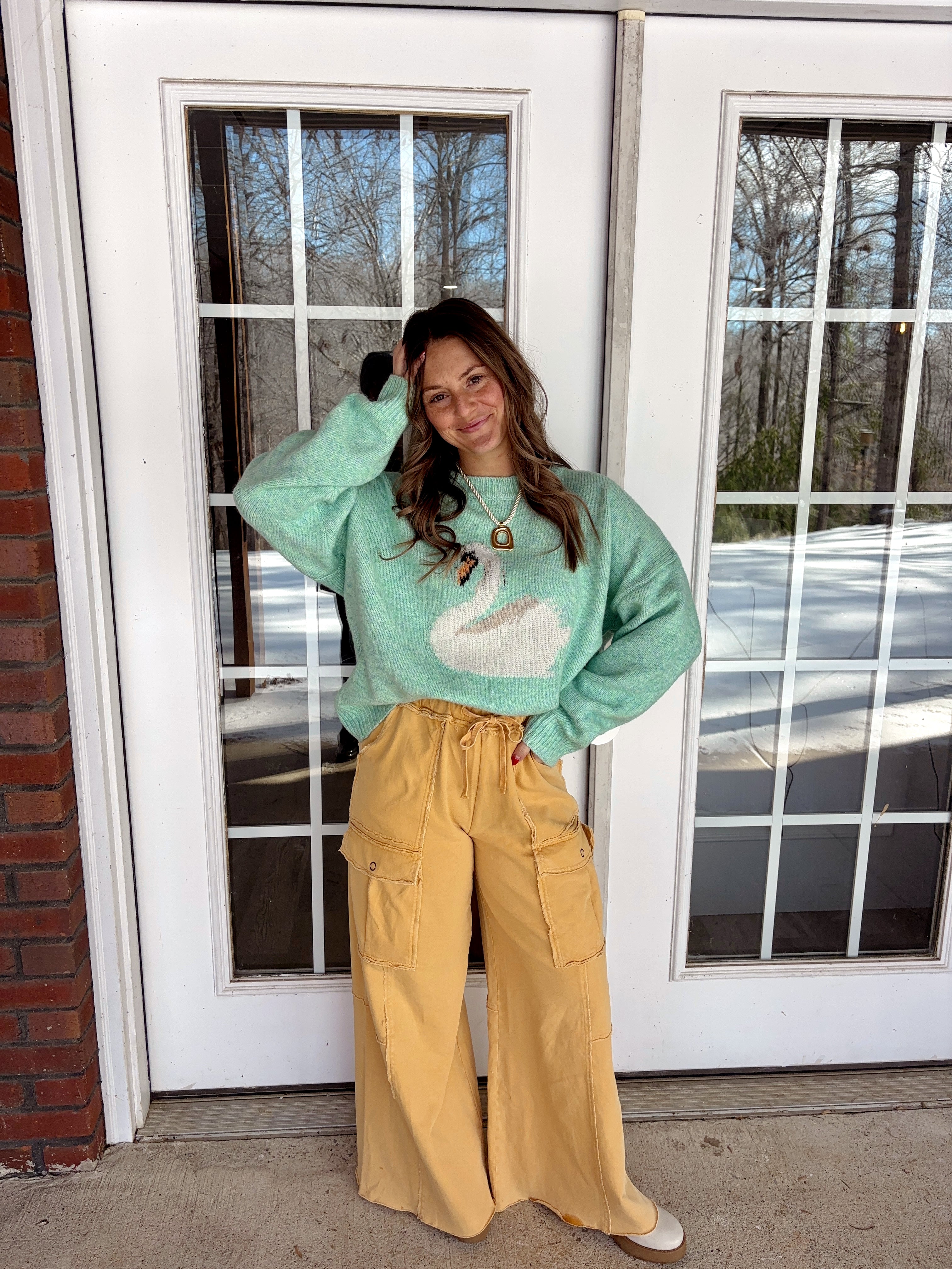 Swan Lake Knit Sweater