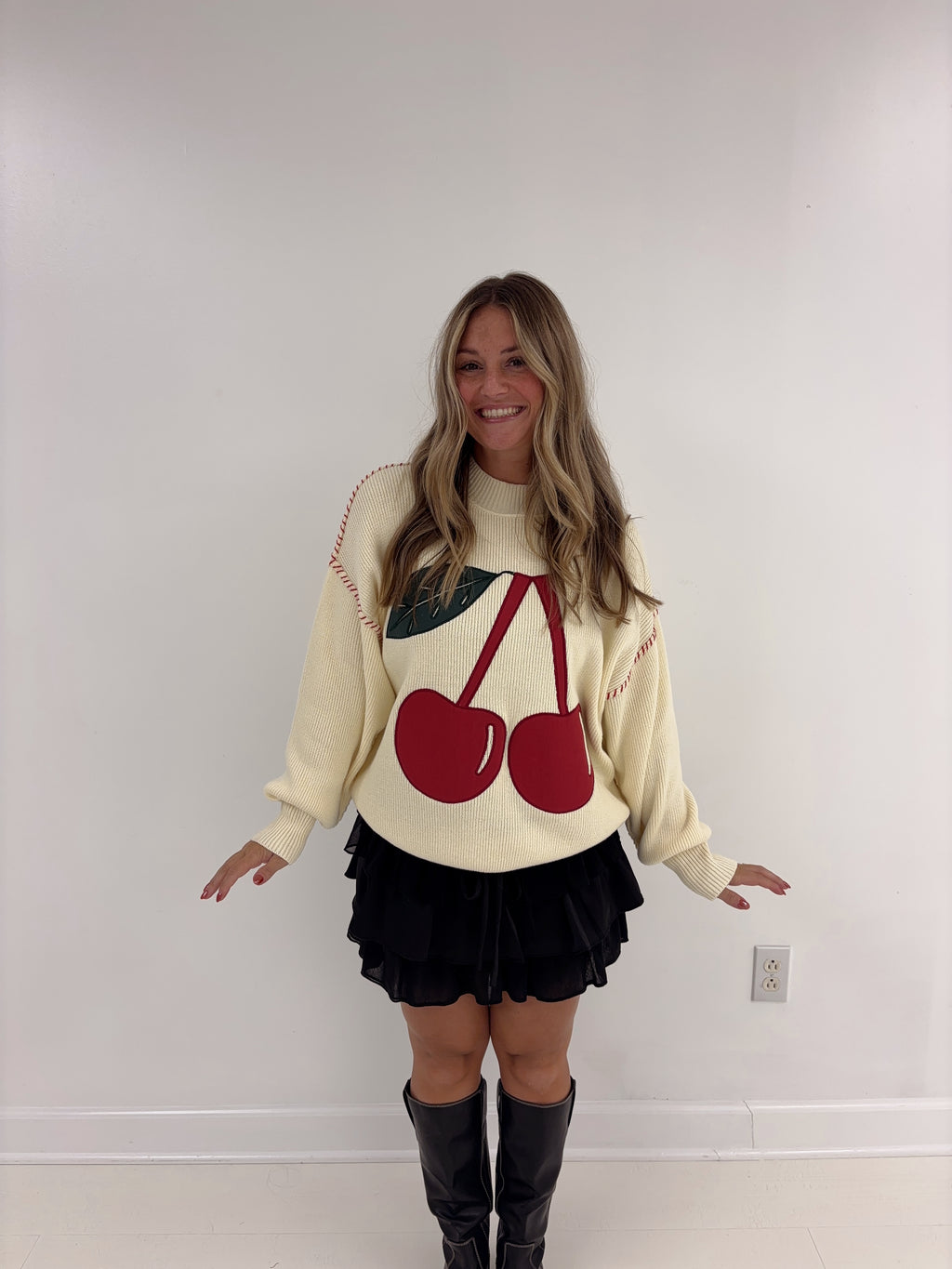 Cherry Patch Sweater